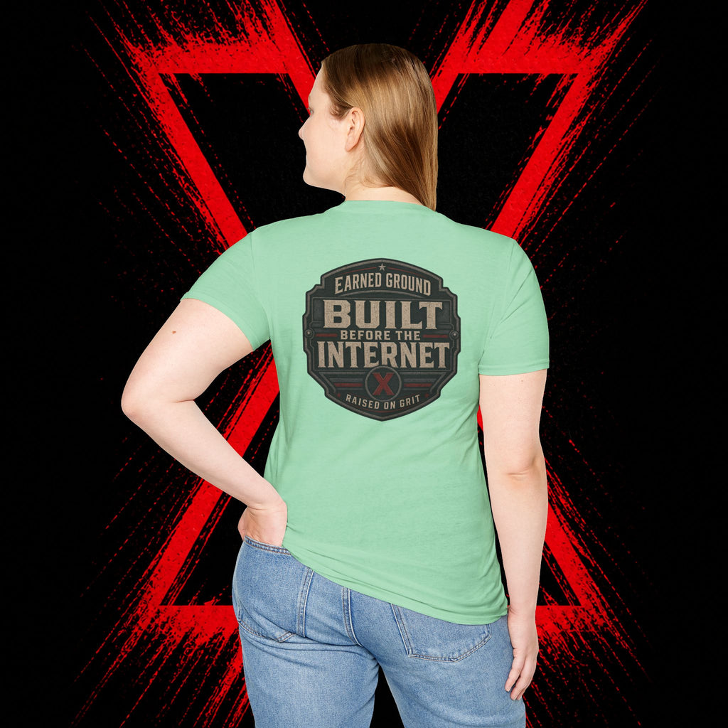 Earned Ground Gen X 1965–1980 Retro Vintage Tee— Gen X 1965–1980 Retro Vintage Tee