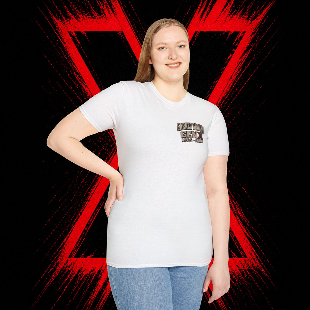 Earned Ground Gen X 1965–1980 Retro Vintage Tee— Gen X 1965–1980 Retro Vintage Tee