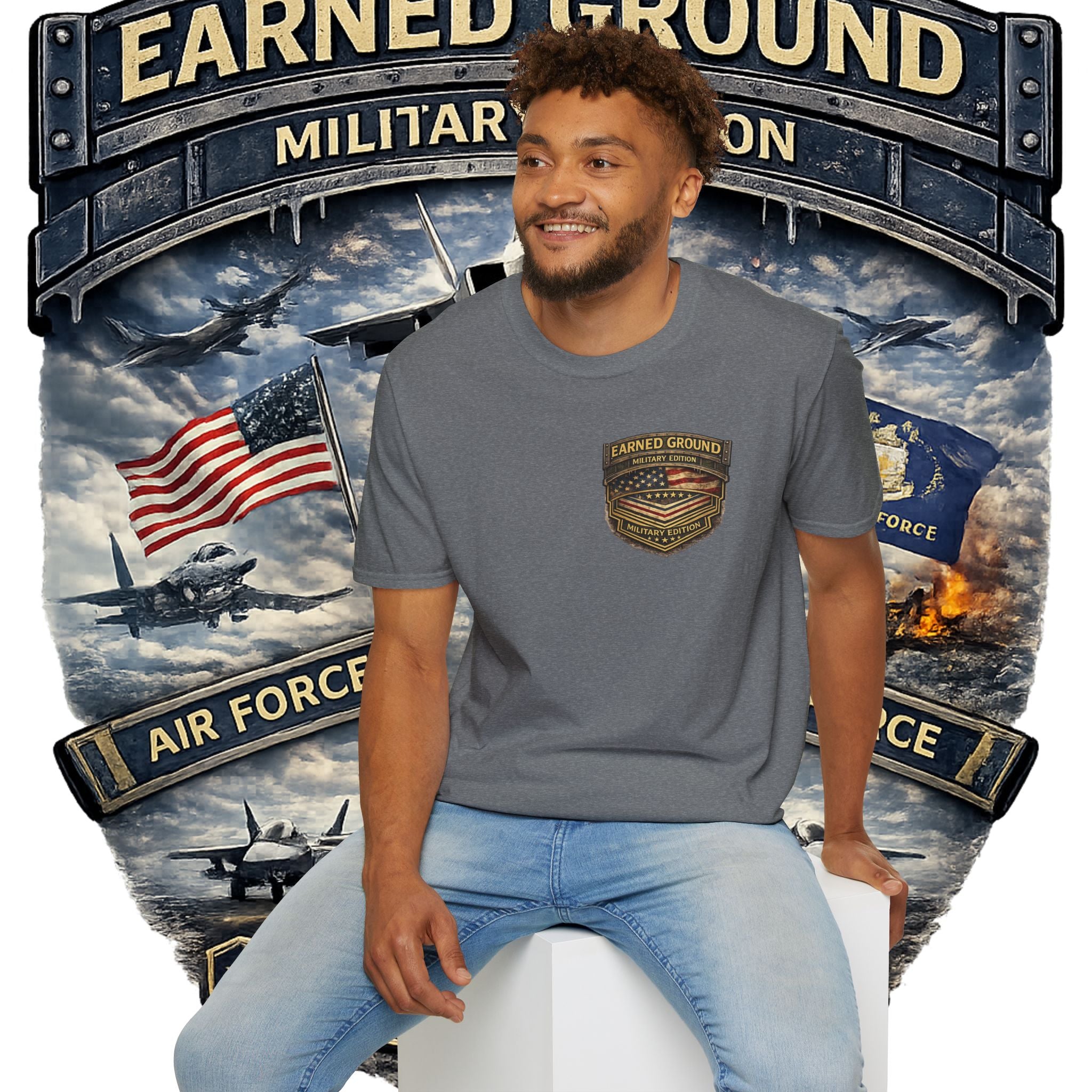 EARNED GROUND AIR FORCE EDITION---"FLY HIGH" AIR FORCE EDITION