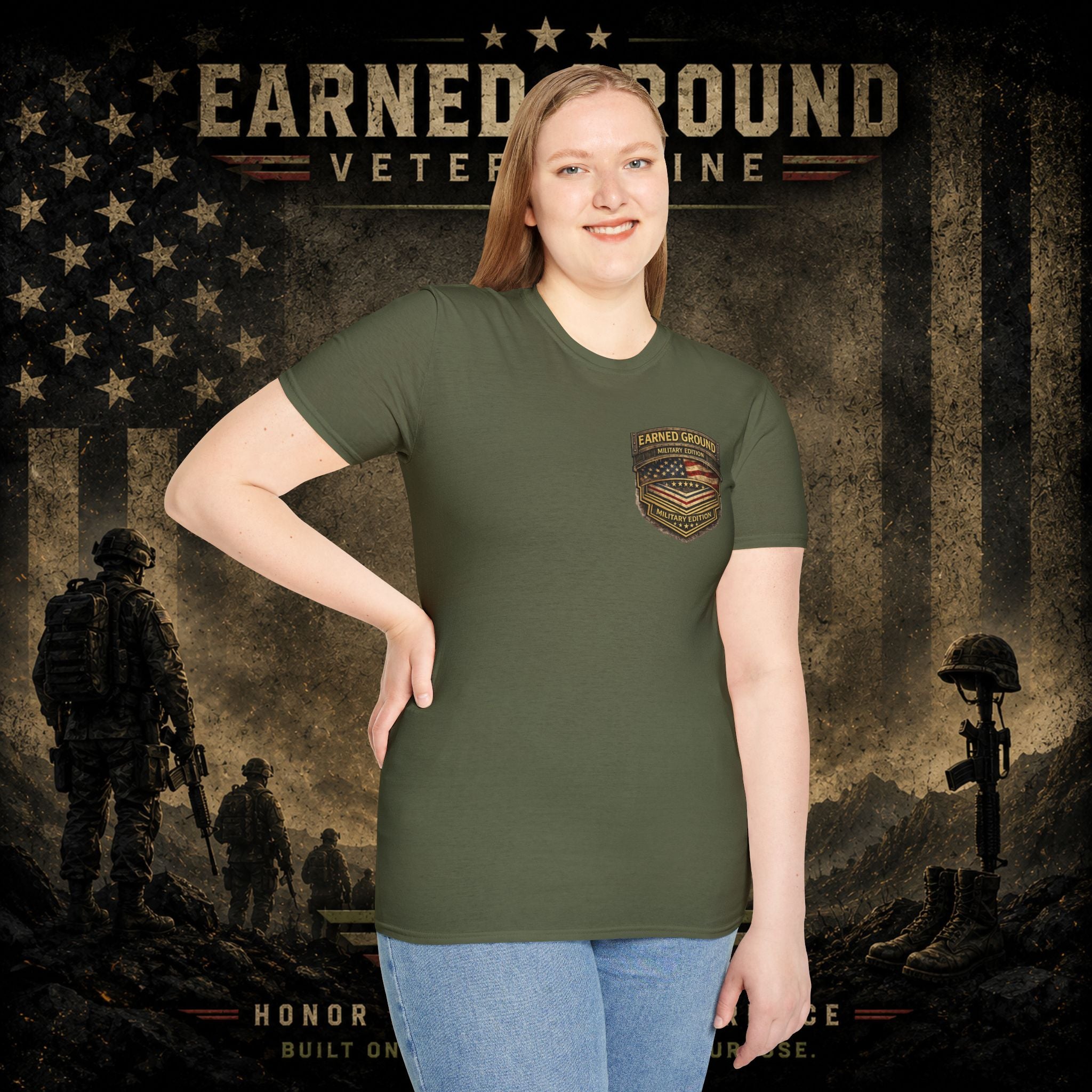 Earned Ground Military Divison — Honor Courage Sacrifice