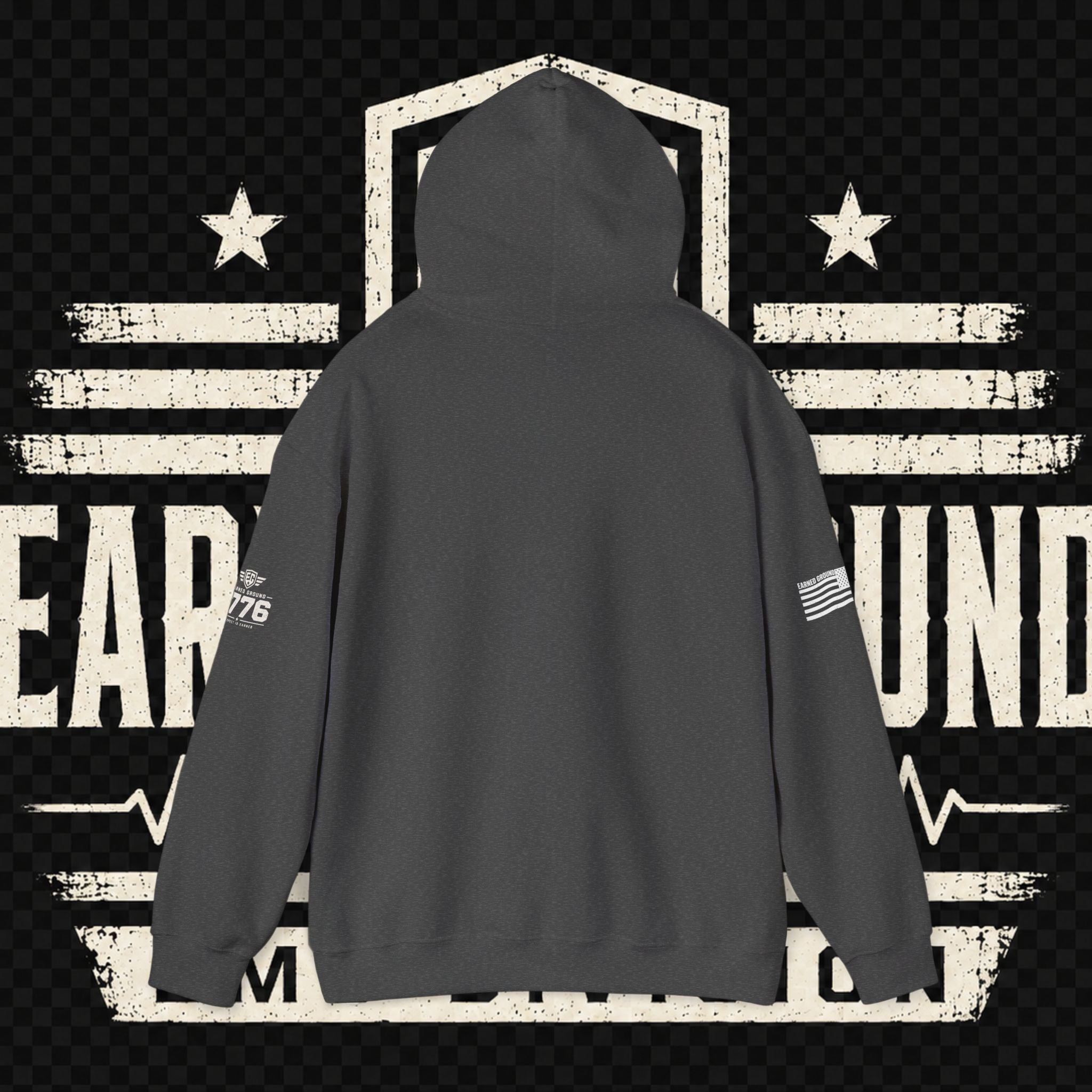 Earned Ground EMS Division Hoodie — Paramedic / EMT Tribute Pullover