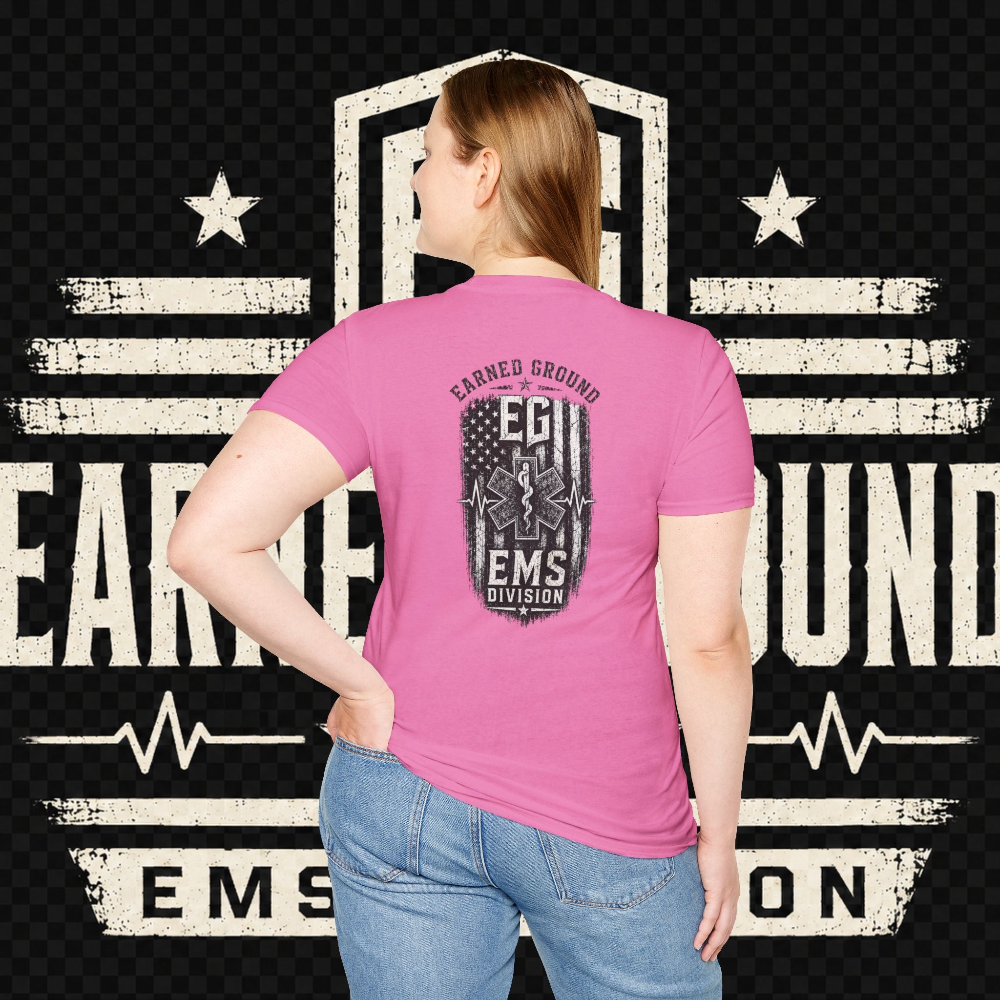 EARNED GROUND EMS DIVISON Heritage T-Shirt -