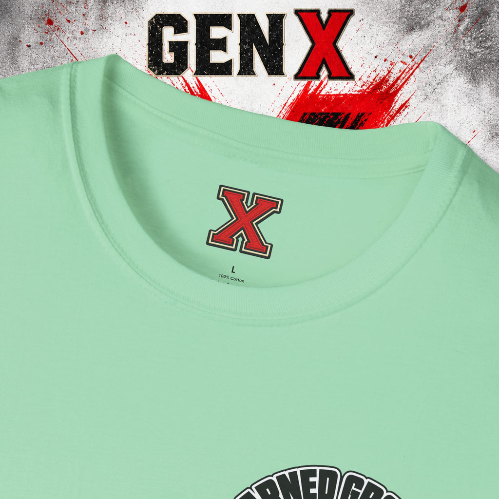 EARNED GROUD Gen X 1965–1980 Retro Logo T-Shirt