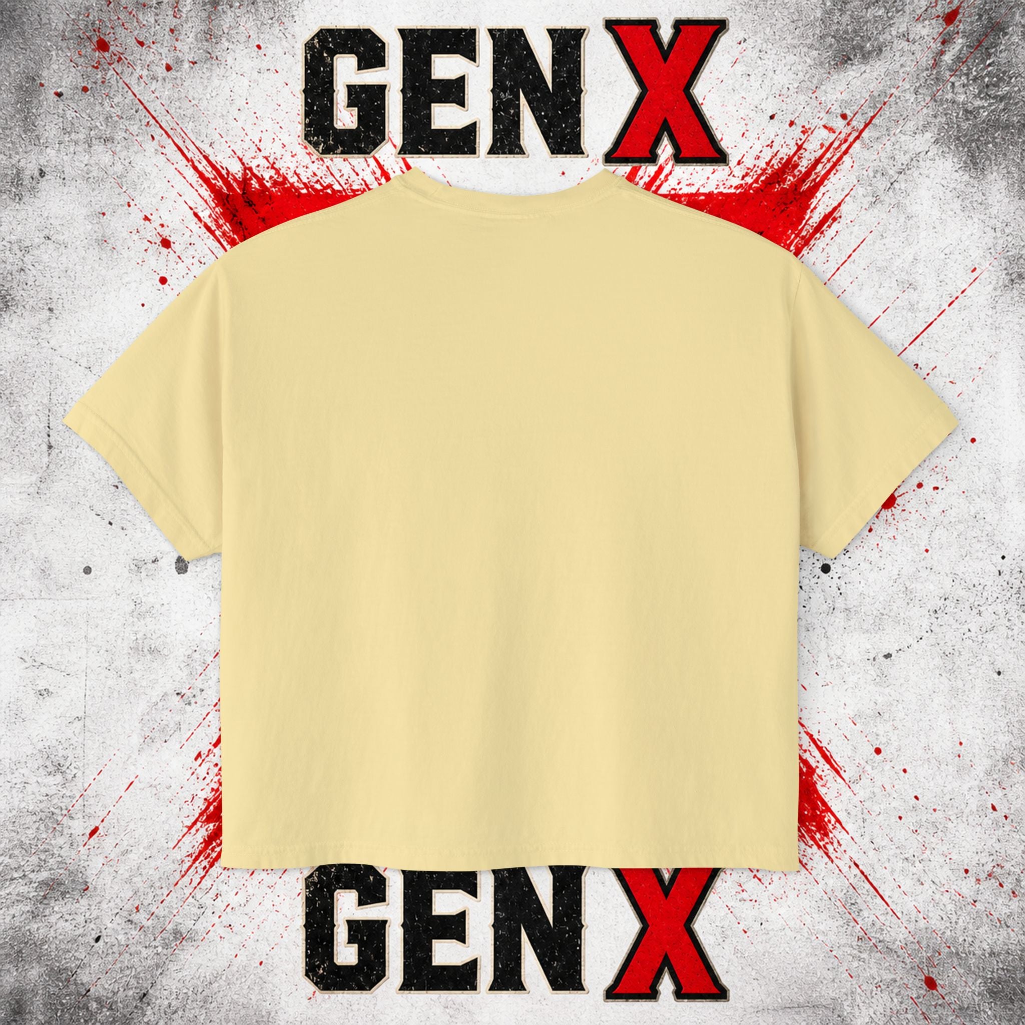 Gen X Women's Boxy Tee — "Earned Ground" 1965–1980 Retro
