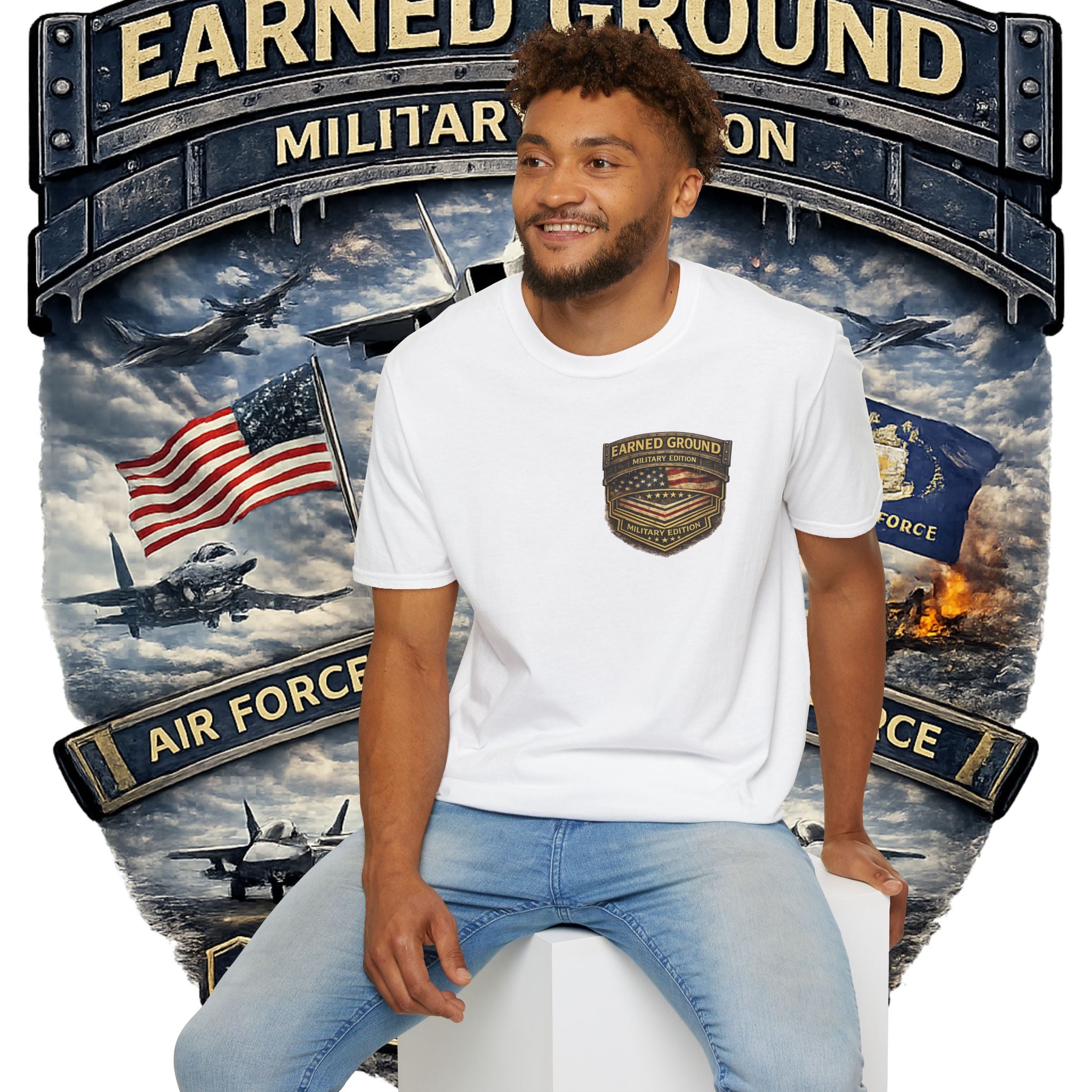 EARNED GROUND AIR FORCE EDITION---"FLY HIGH" AIR FORCE EDITION