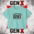 Gen X Women's Boxy Tee — "Earned Ground" 1965–1980 Retro