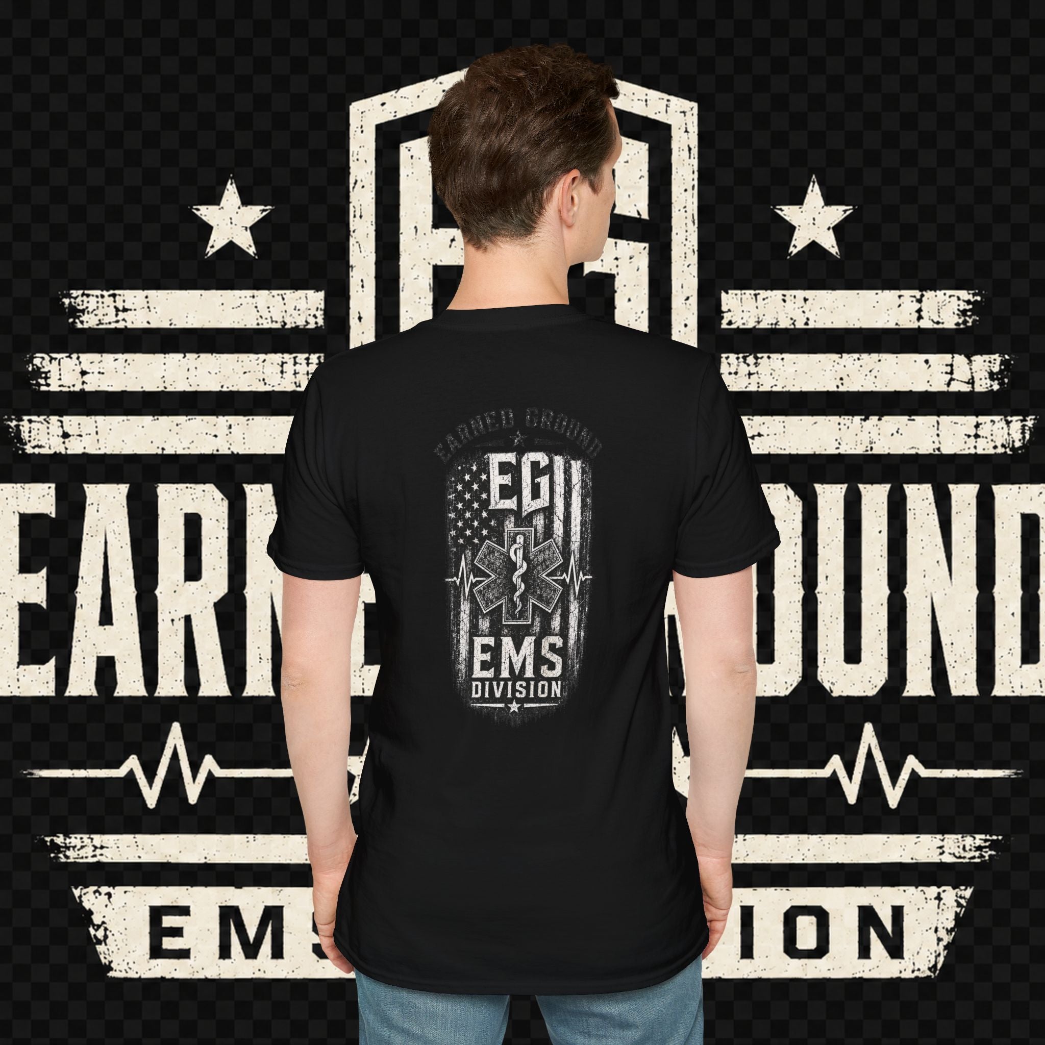 EARNED GROUND EMS DIVISON Heritage T-Shirt -