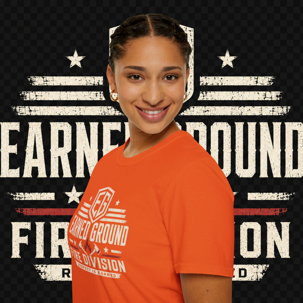 Earned Ground Fire Division T‑Shirt