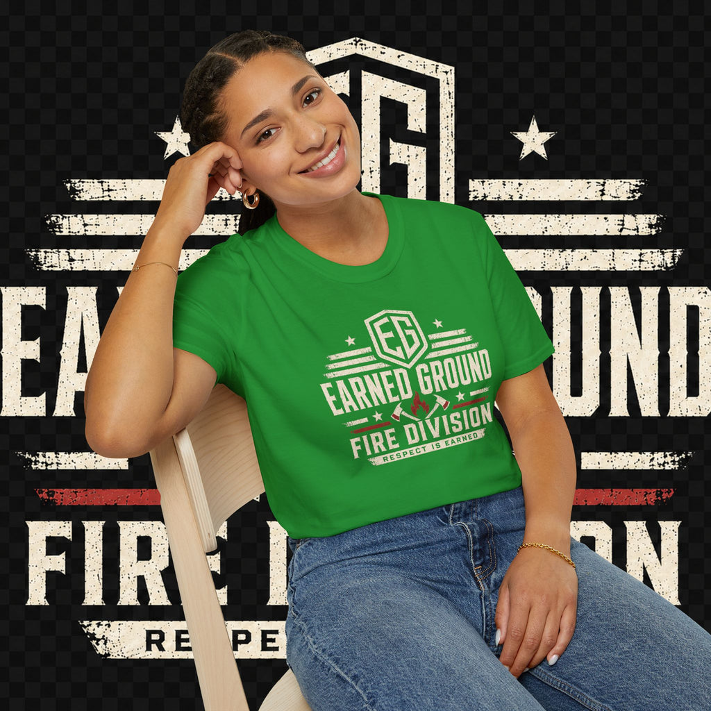 Earned Ground Fire Division T‑Shirt