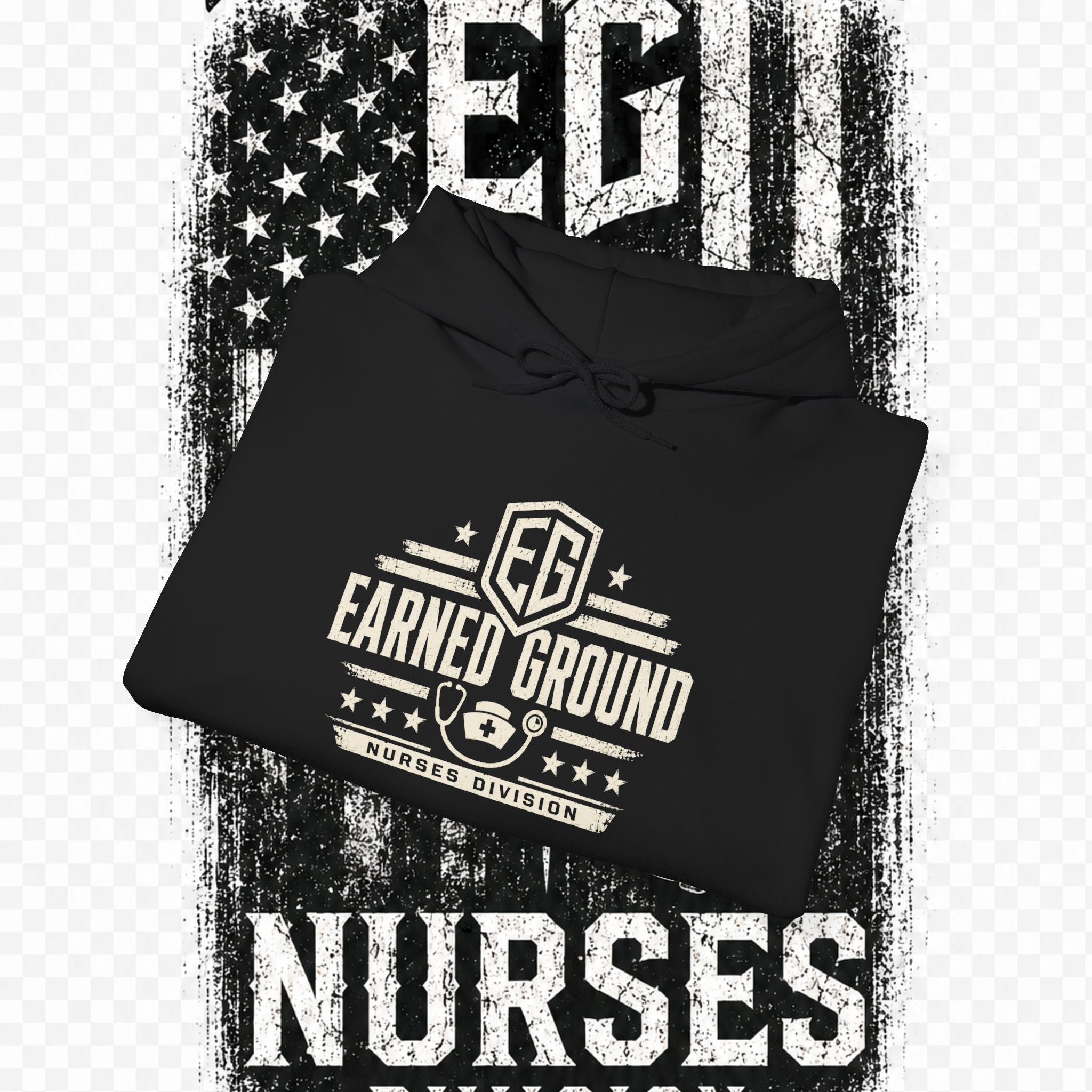 Earned Ground Nurses Division Hoodie — Nurse Tribute Pullover