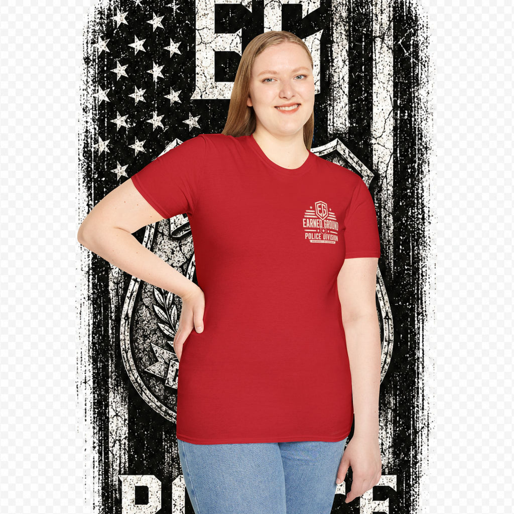 EARNED GROUND POLICE DIVISION--BACK THE BLUE