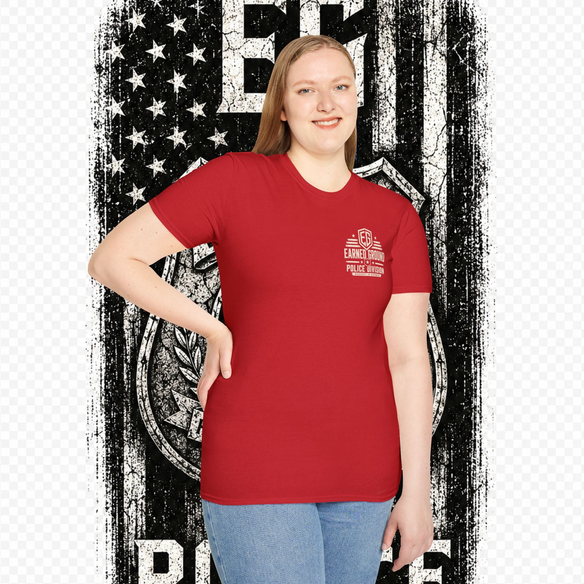EARNED GROUND POLICE DIVISION--BACK THE BLUE