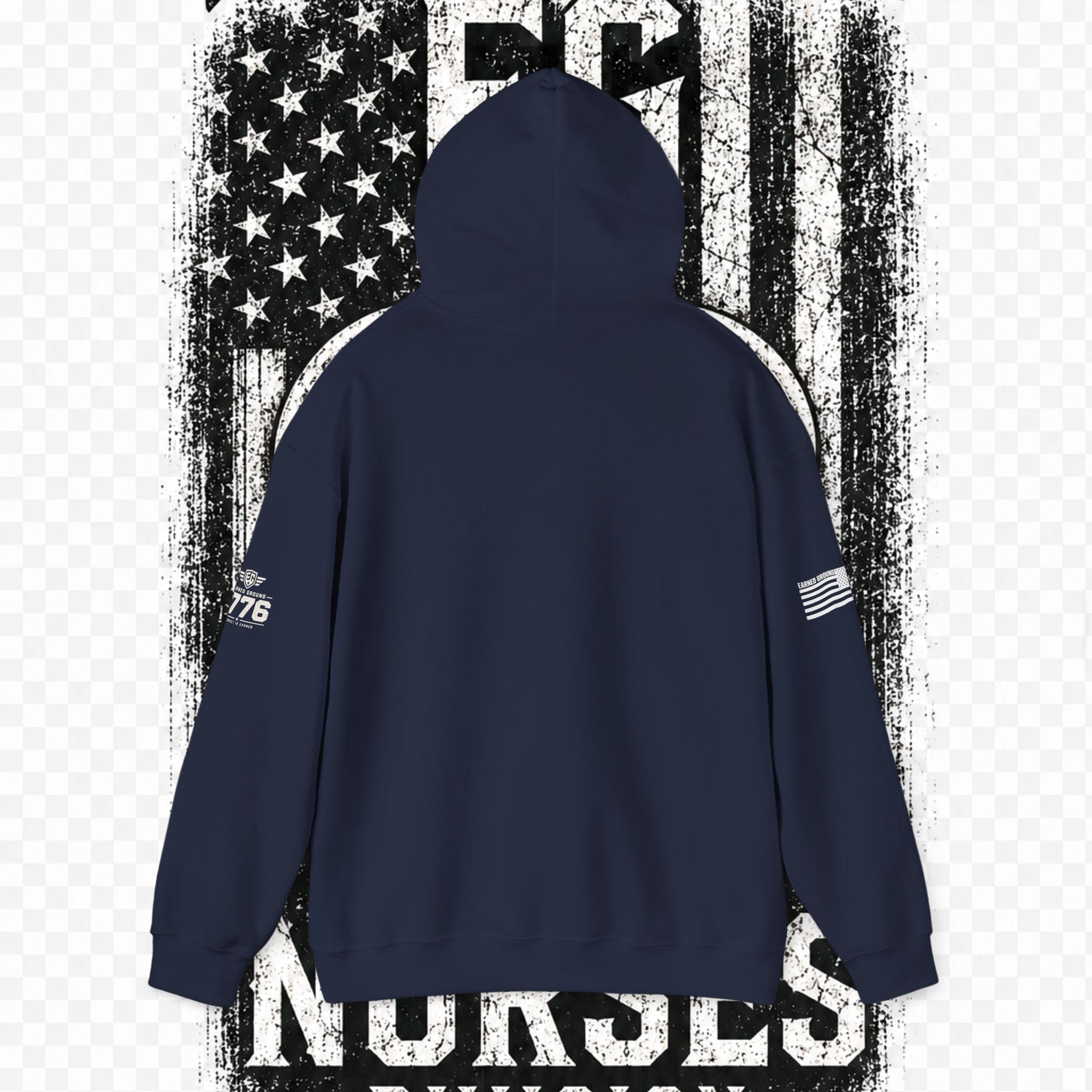 Earned Ground Nurses Division Hoodie — Nurse Tribute Pullover