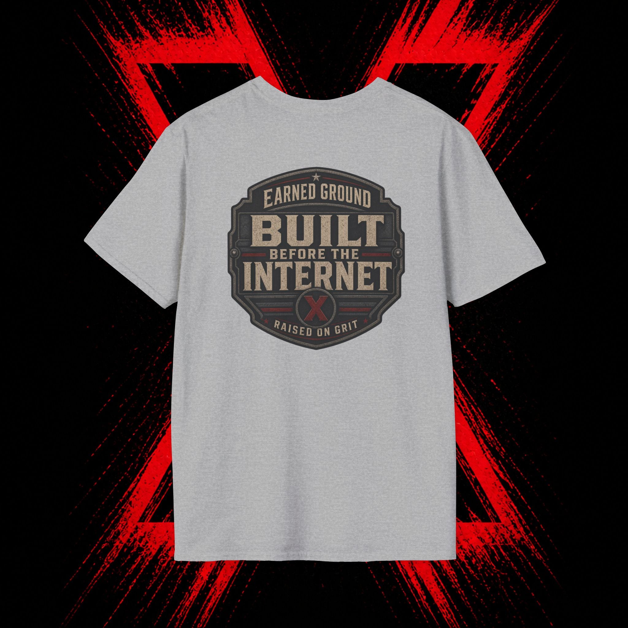 Earned Ground Gen X 1965–1980 Retro Vintage Tee— Gen X 1965–1980 Retro Vintage Tee