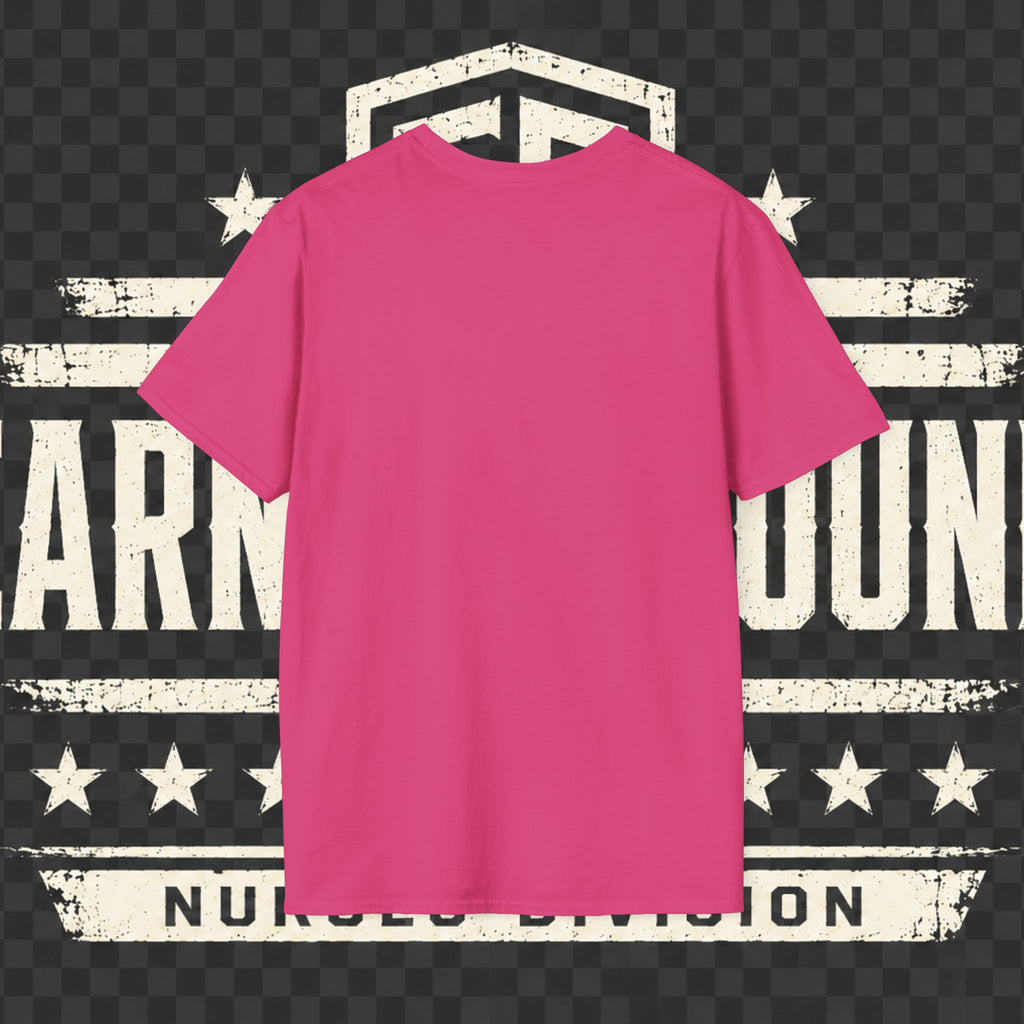 Earned Ground Nurses Division T-Shirt — Nurse Appreciation Medical Heartbeat Tee