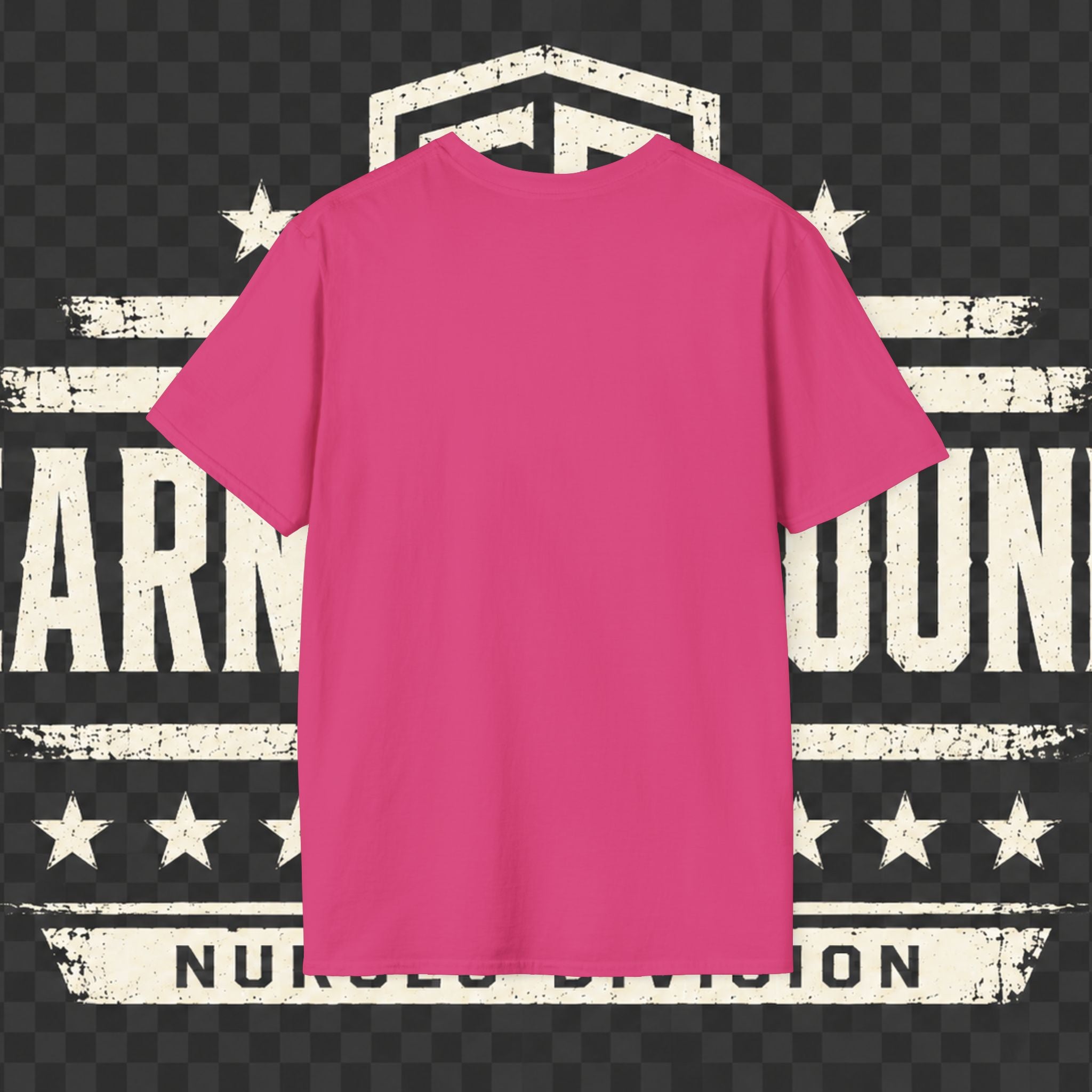 Earned Ground Nurses Division T-Shirt — Nurse Appreciation Medical Heartbeat Tee