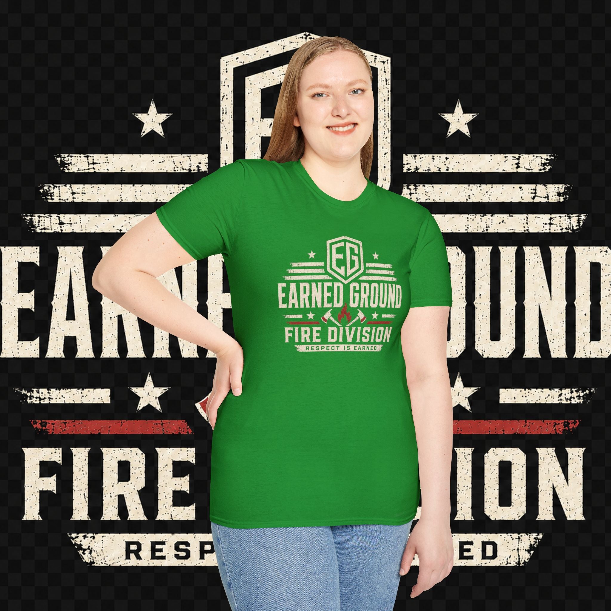 Earned Ground Fire Division T‑Shirt