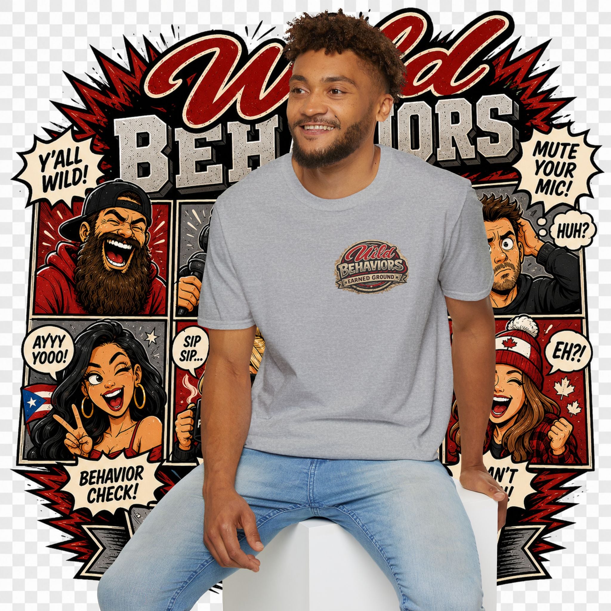 Earned Ground-- "Wild Behaviors" Tee
