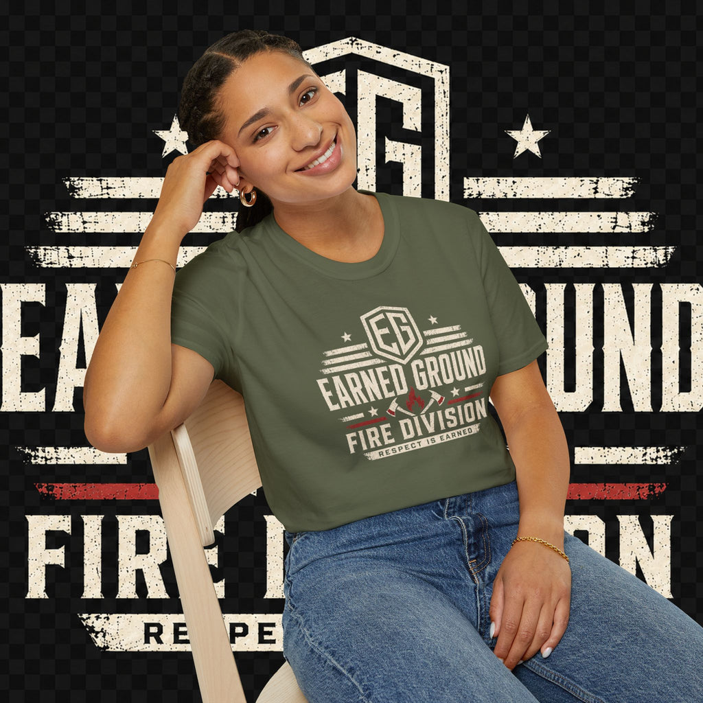 Earned Ground Fire Division T‑Shirt