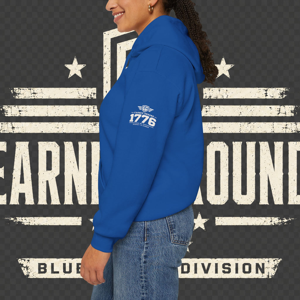 Earned Ground Blue Collar Hoodie – Blue Collar Division Hoodie