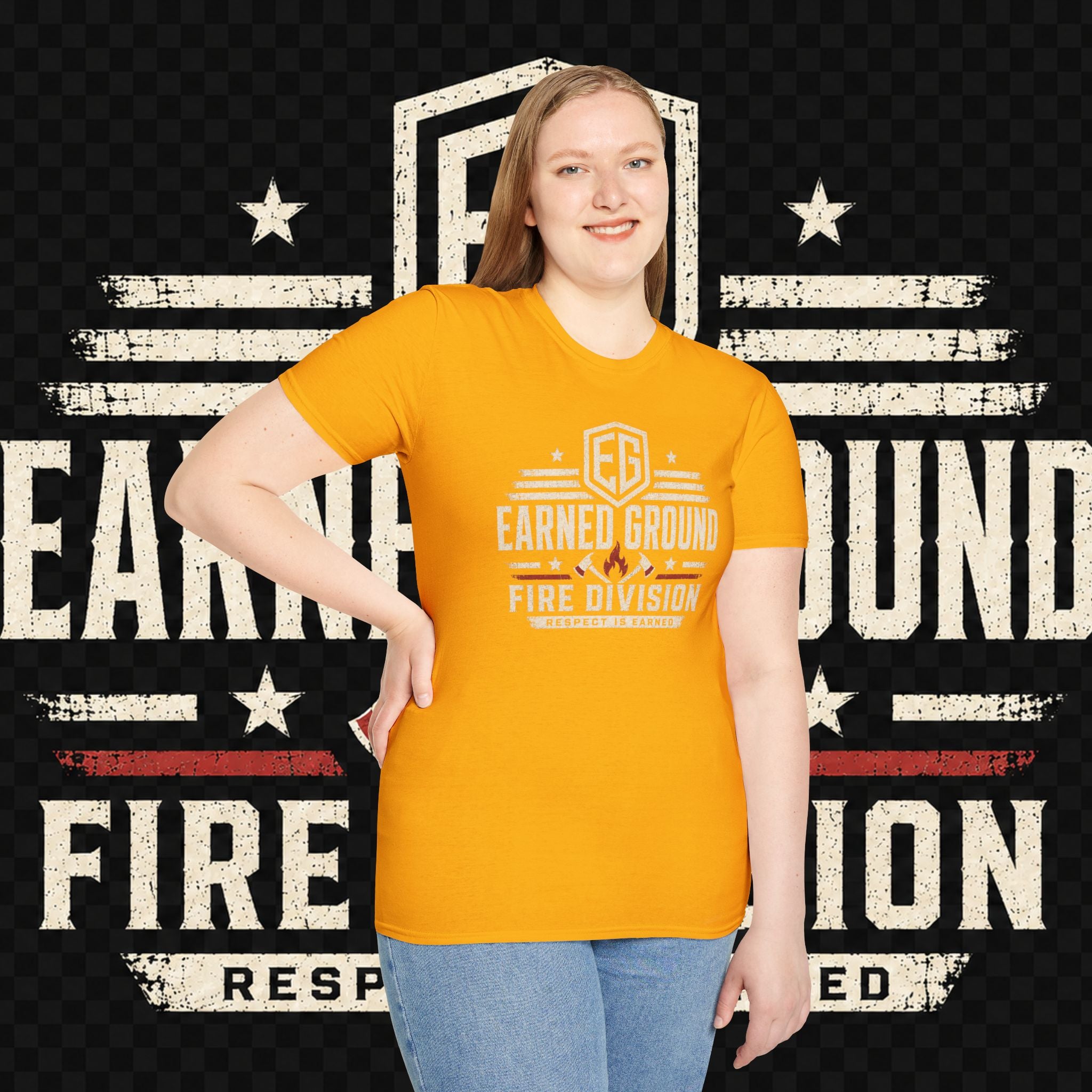 Earned Ground Fire Division T‑Shirt