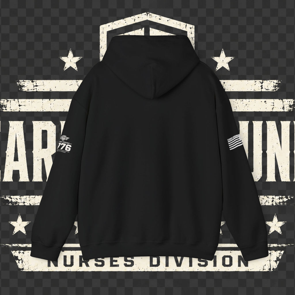 Earned Ground Nurses Division Hoodie — Nurse Tribute Pullover