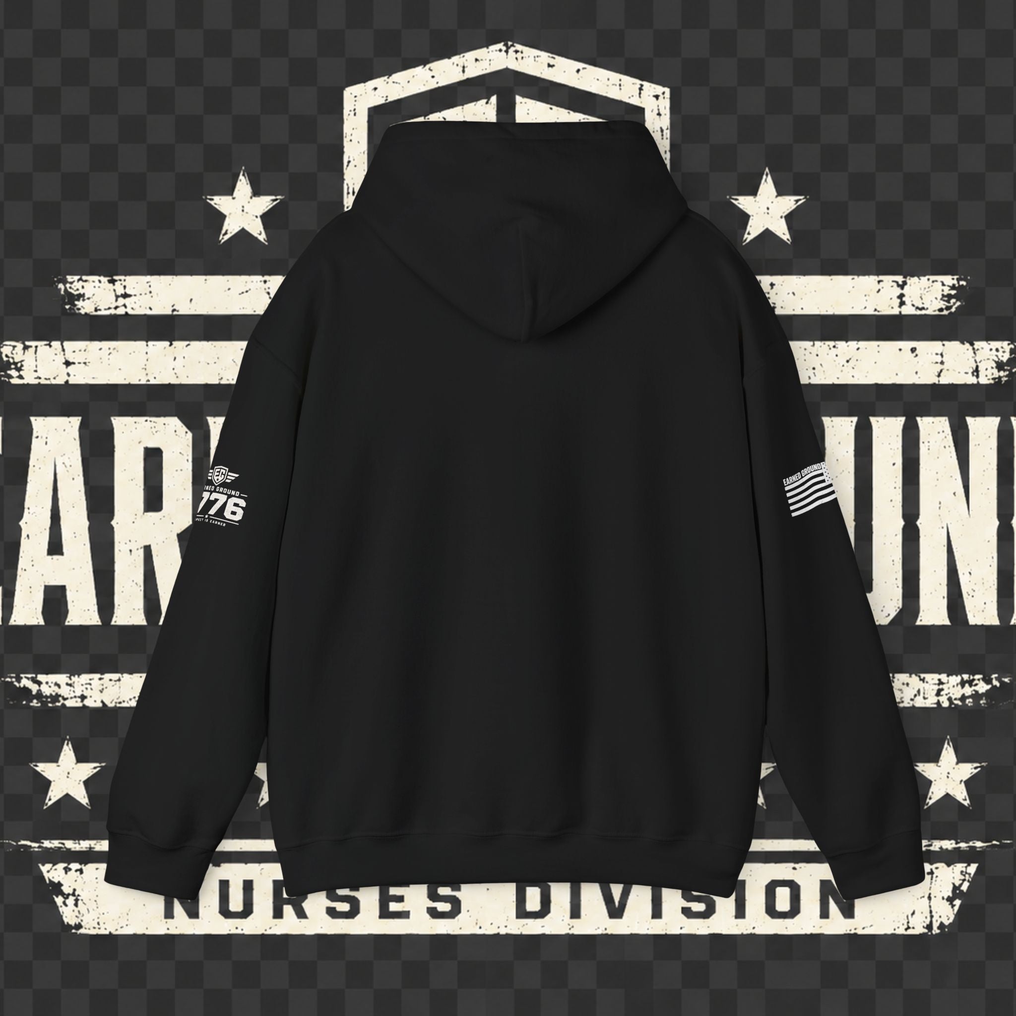 Earned Ground Nurses Division Hoodie — Nurse Tribute Pullover