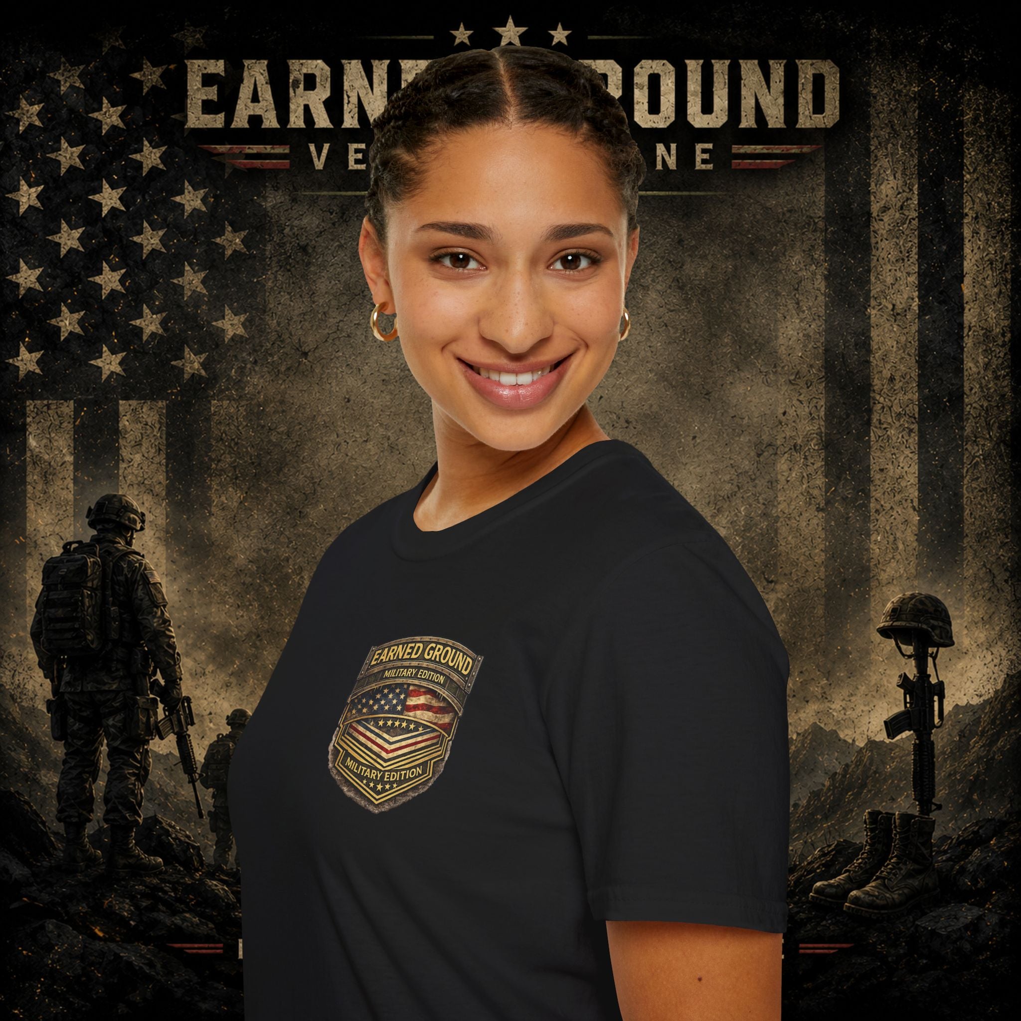 Earned Ground Military Divison — Honor Courage Sacrifice