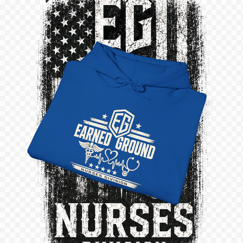 Earned Ground Nurses Division Hoodie — Nurse Tribute Pullover