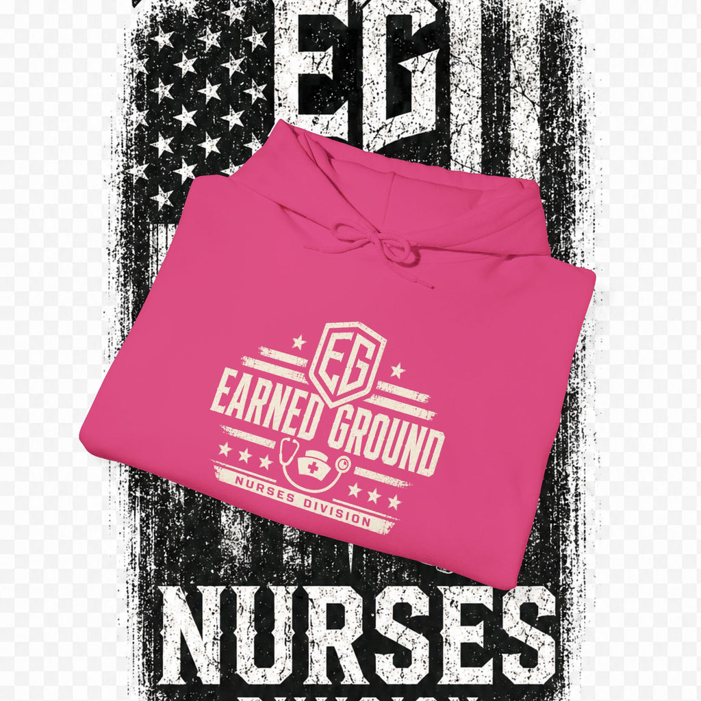 Earned Ground Nurses Division Hoodie — Nurse Tribute Pullover