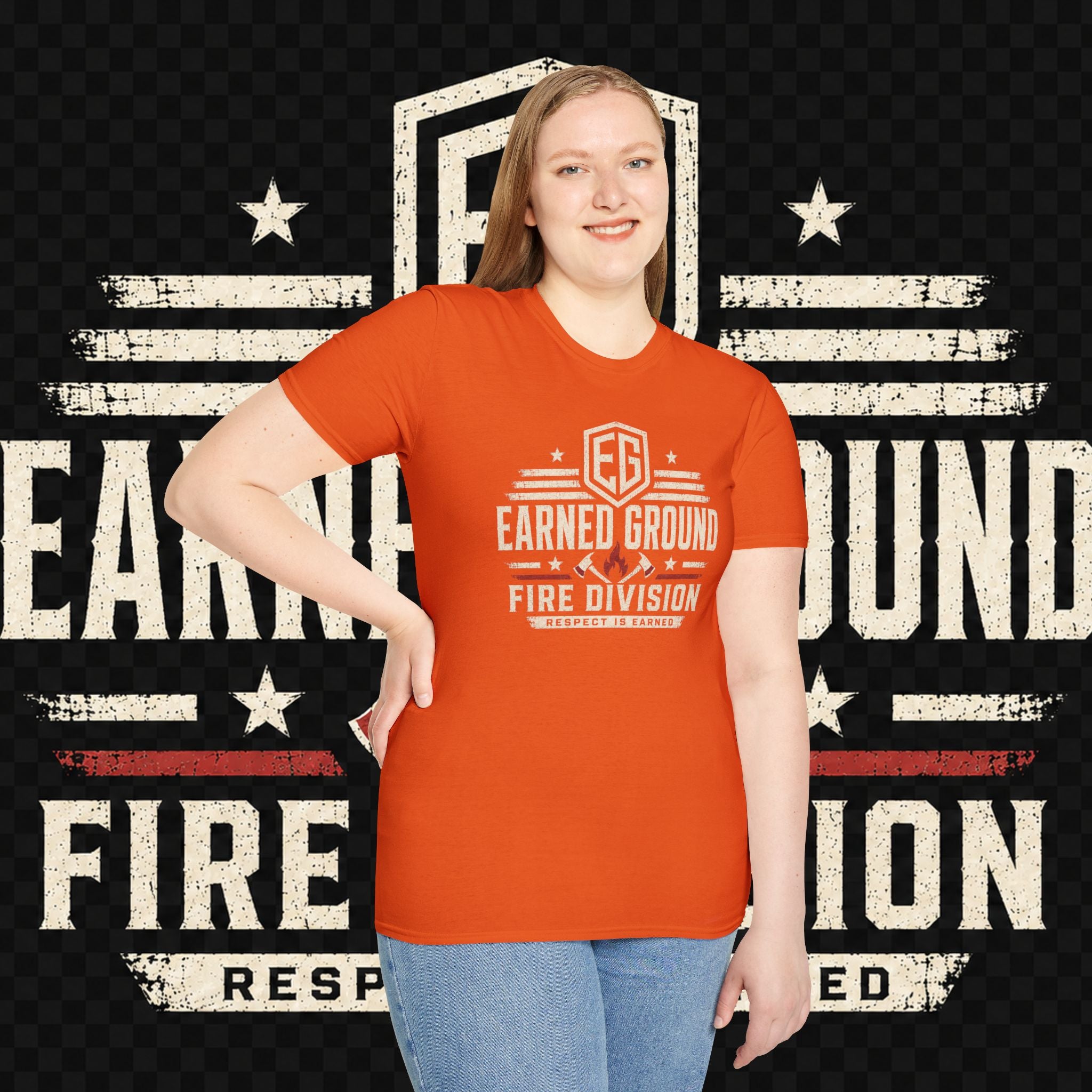 Earned Ground Fire Division T‑Shirt