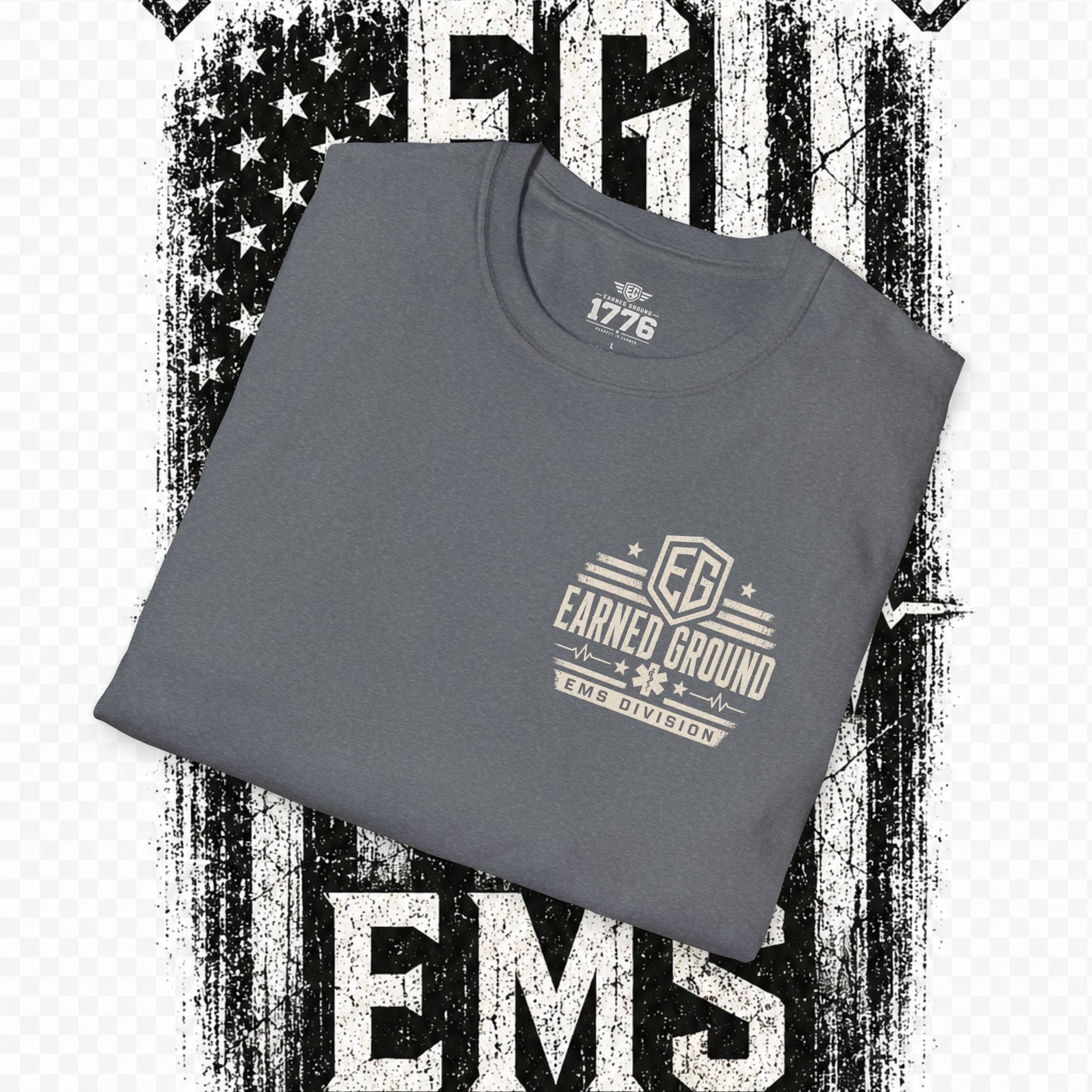 EARNED GROUND EMS DIVISON Heritage T-Shirt -