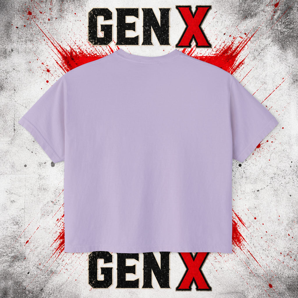 Gen X Women's Boxy Tee — "Earned Ground" 1965–1980 Retro