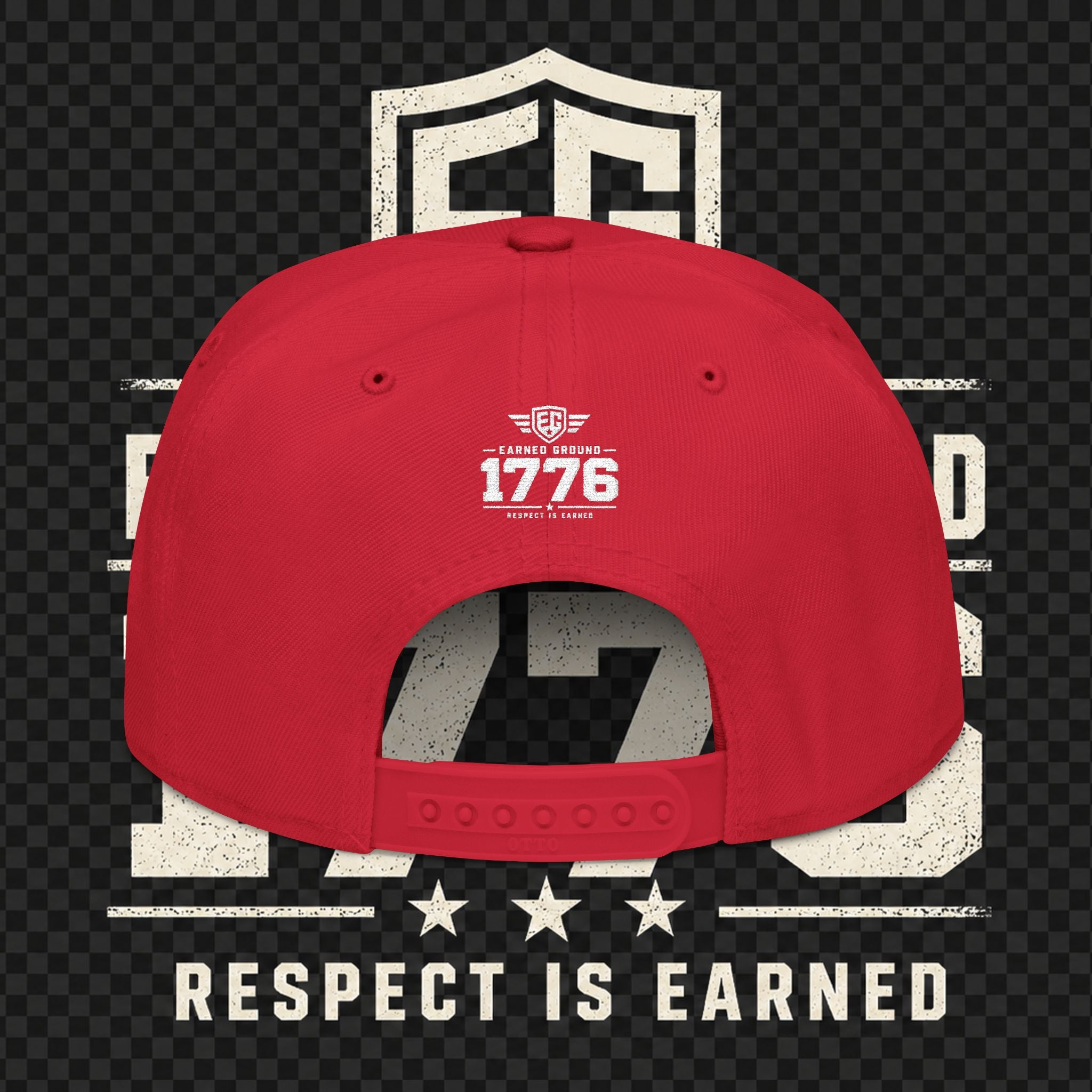 Earned Ground Embroidered Snapback Hat – Respect Is Earned Logo