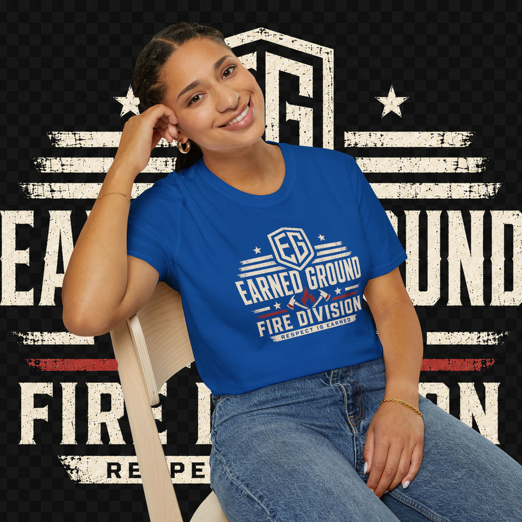 Earned Ground Fire Division T‑Shirt