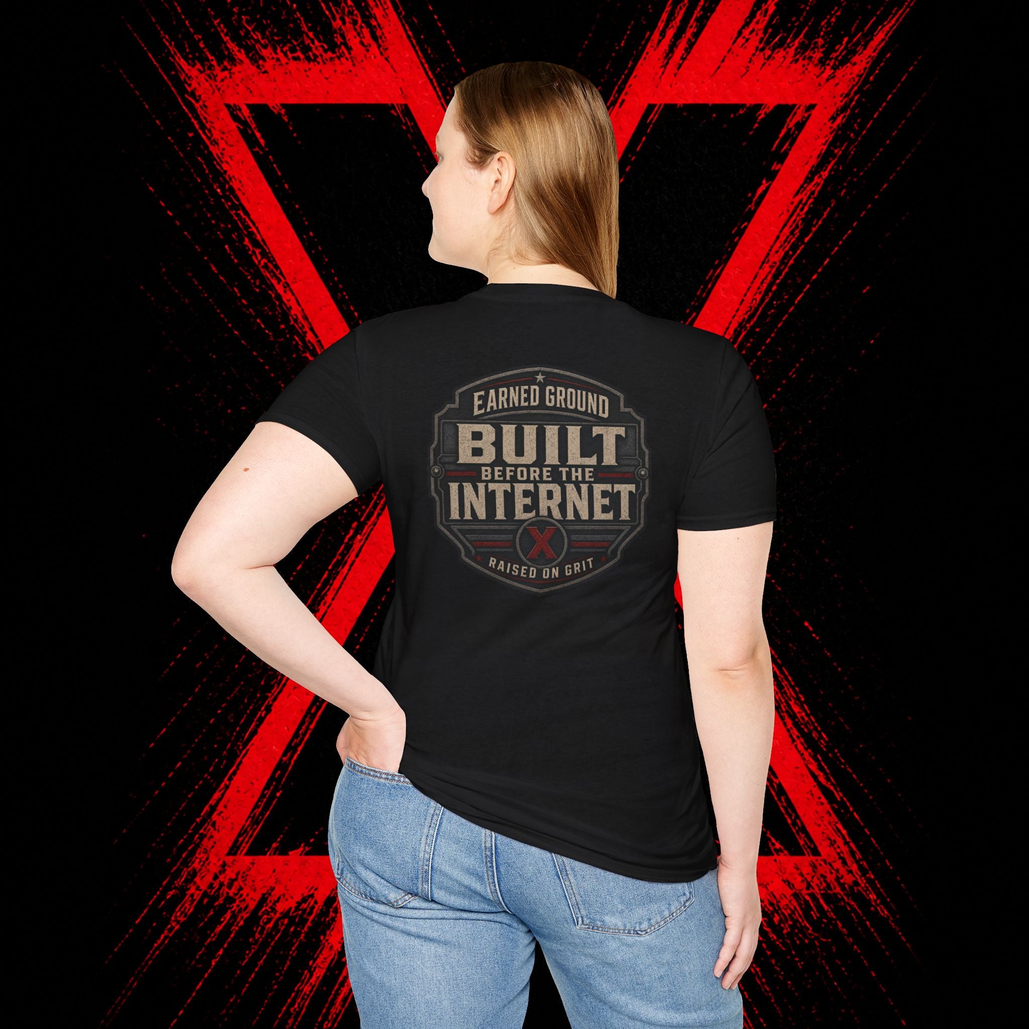 Earned Ground Gen X 1965–1980 Retro Vintage Tee— Gen X 1965–1980 Retro Vintage Tee