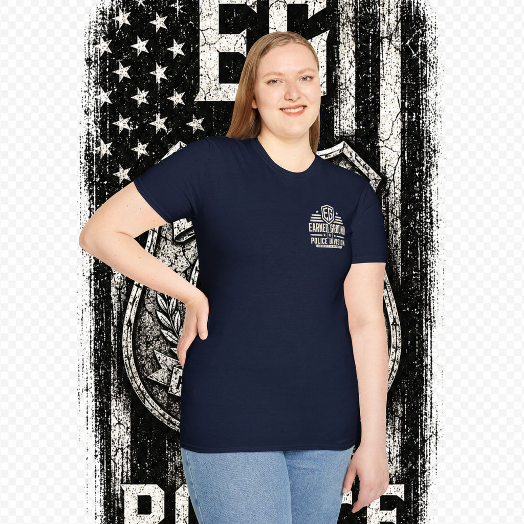 EARNED GROUND POLICE DIVISION--BACK THE BLUE