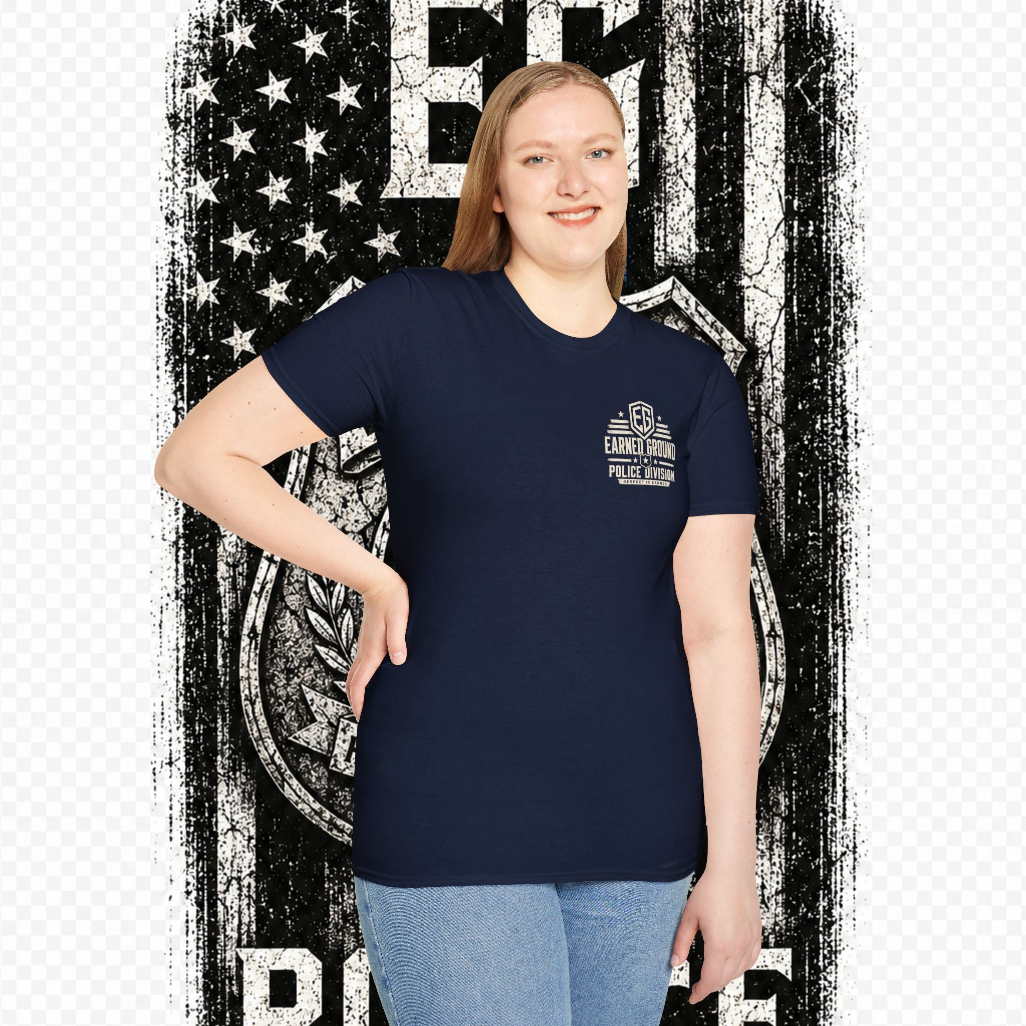 EARNED GROUND POLICE DIVISION--BACK THE BLUE