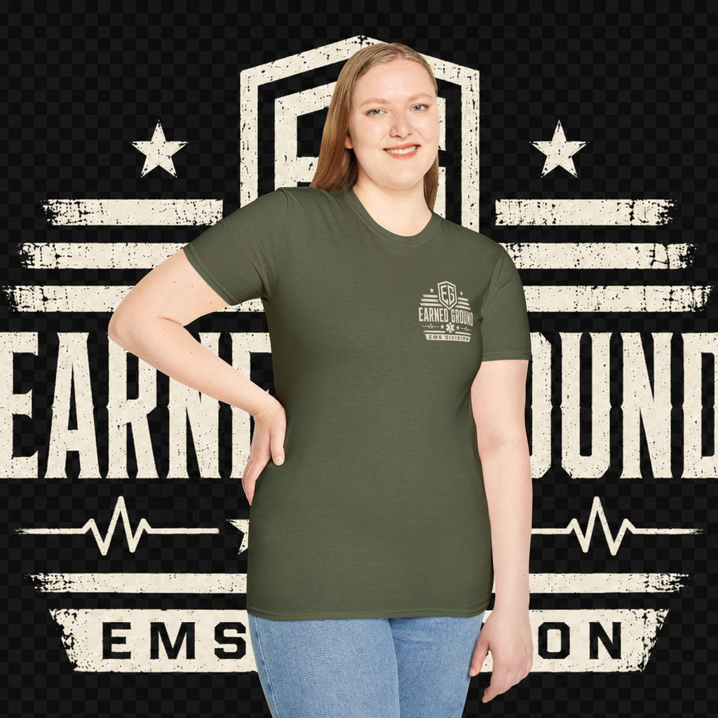 EARNED GROUND EMS DIVISON Heritage T-Shirt -