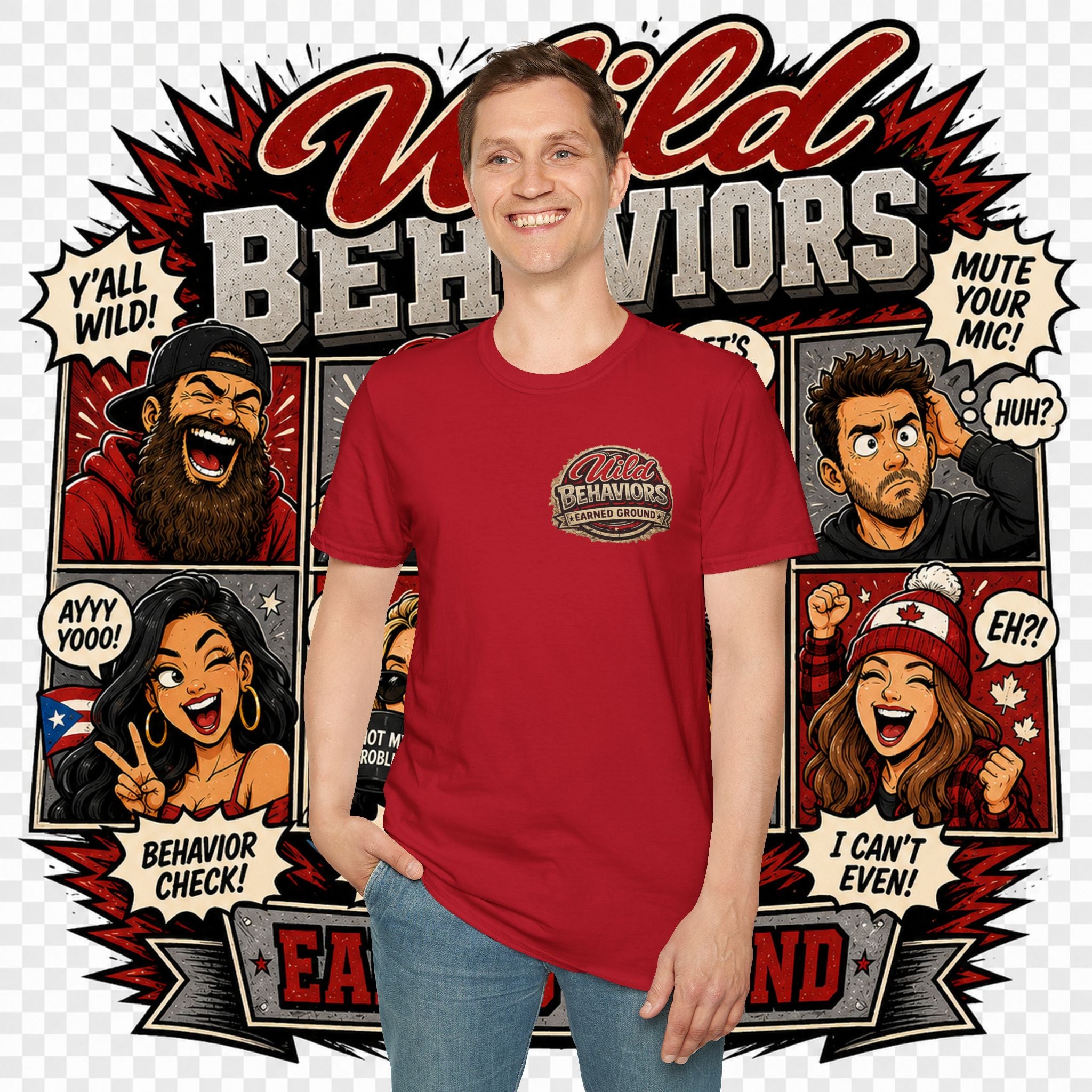 Earned Ground-- "Wild Behaviors" Tee