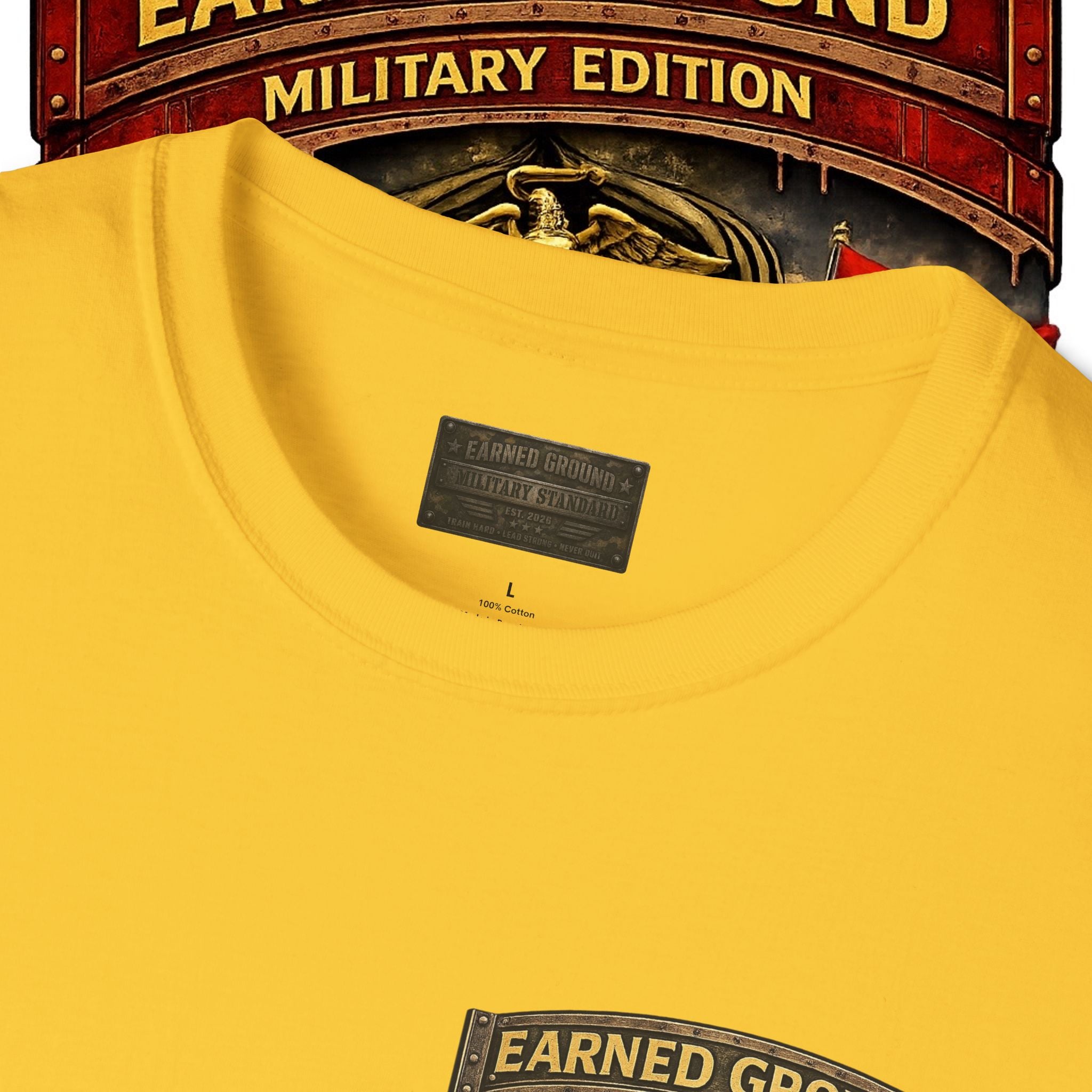 Earned Ground Military Edition USMC — USMC Military Tribute Pocket Tee
