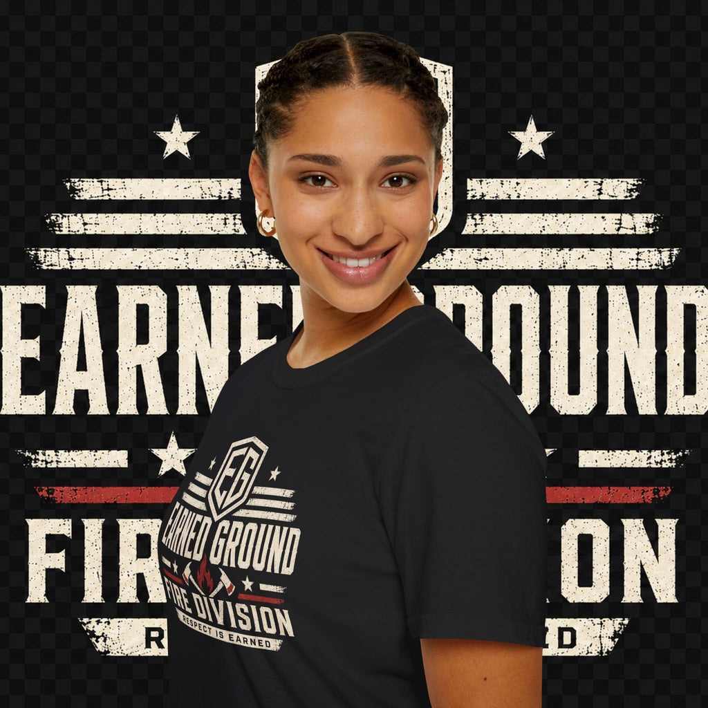 Earned Ground Fire Division T‑Shirt