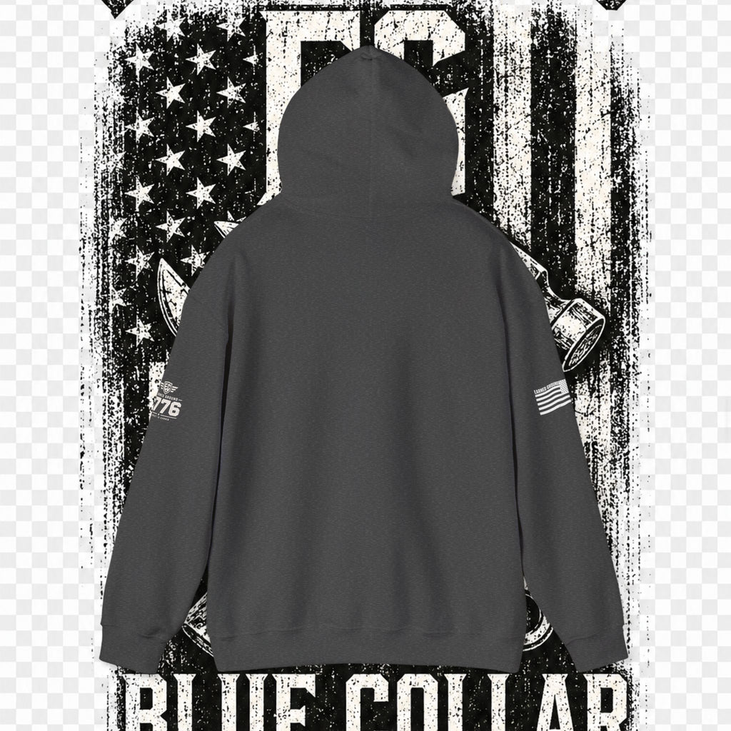 Earned Ground Blue Collar Hoodie – Blue Collar Division Hoodie