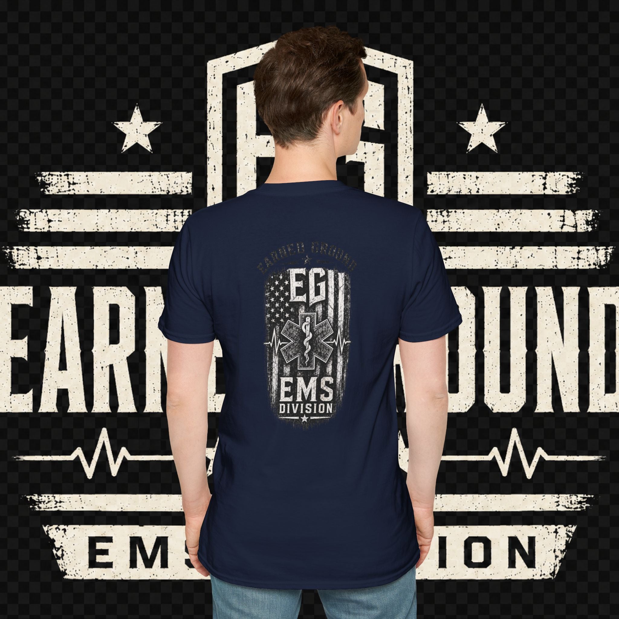EARNED GROUND EMS DIVISON Heritage T-Shirt -