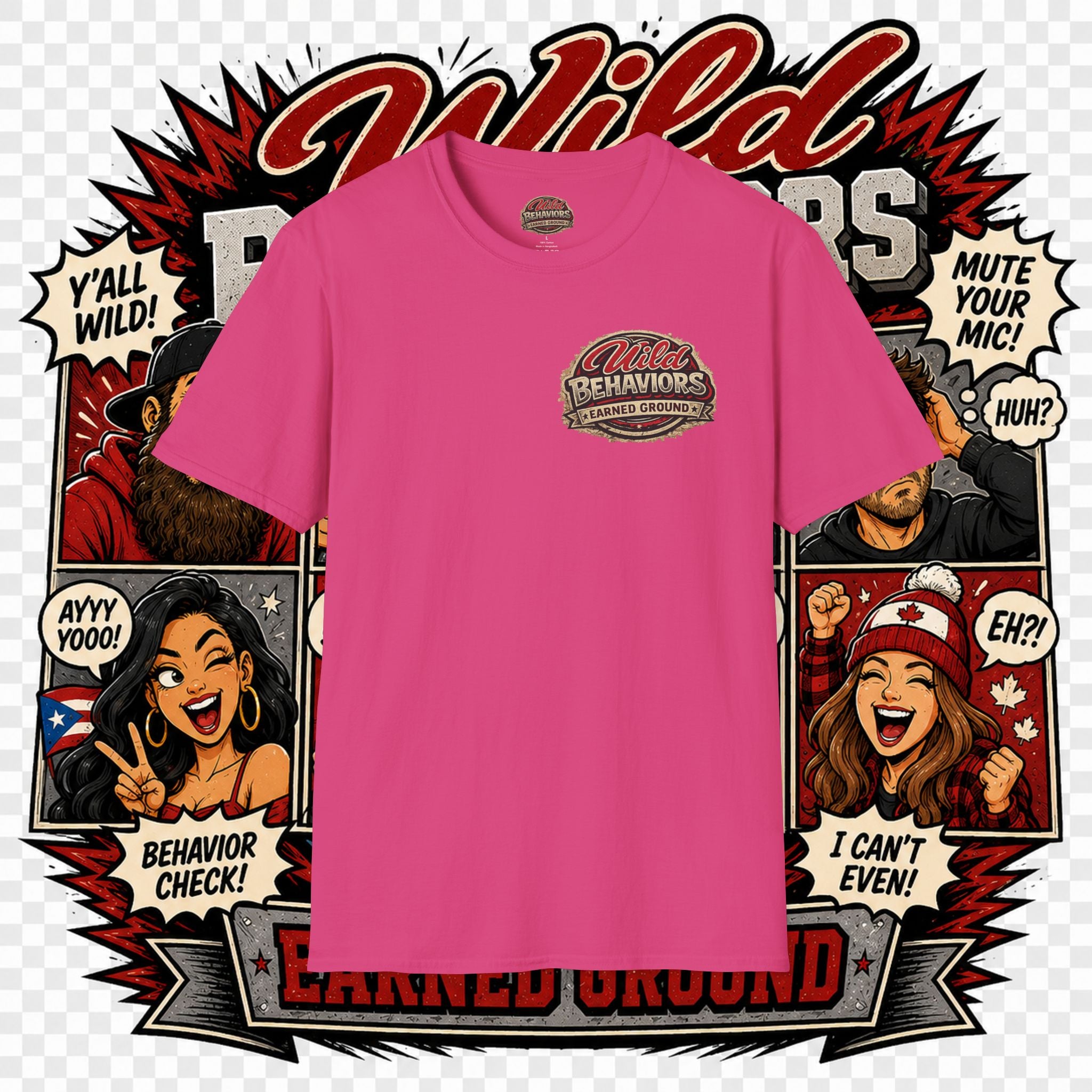 Earned Ground-- "Wild Behaviors" Tee