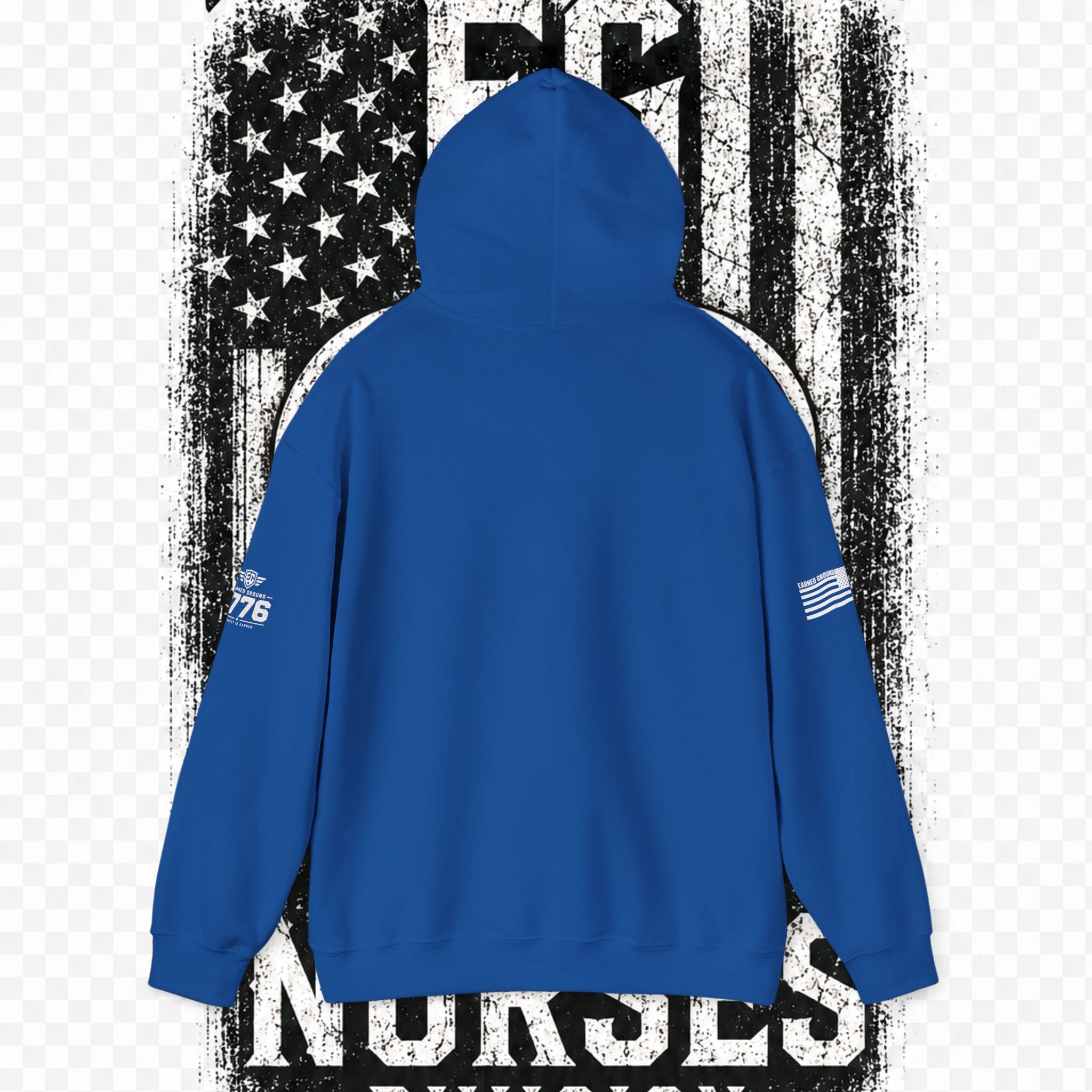 Earned Ground Nurses Division Hoodie — Nurse Tribute Pullover