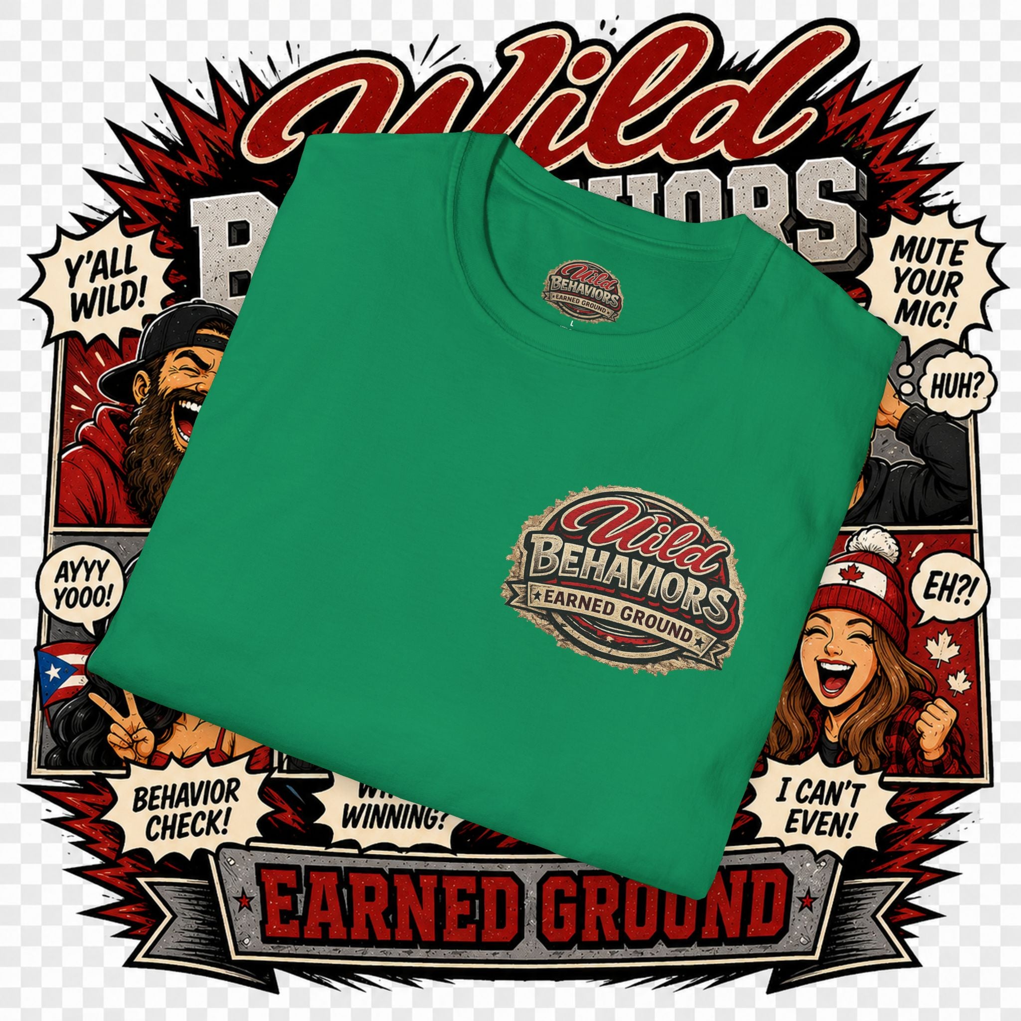 Earned Ground-- "Wild Behaviors" Tee