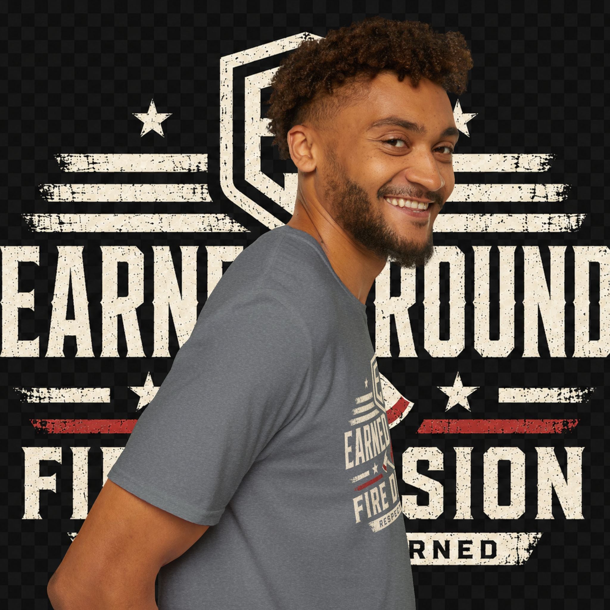 Earned Ground Fire Division T‑Shirt