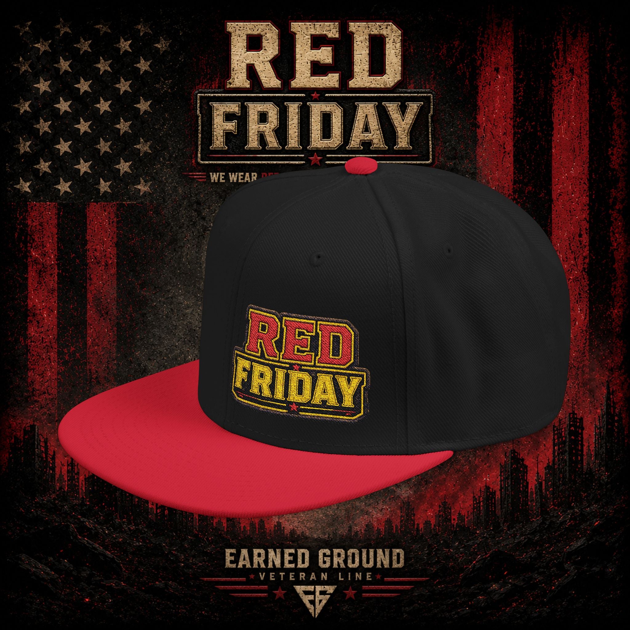 Red Friday Until They All Come Home  – RED FRIDAY Support Patch Cap