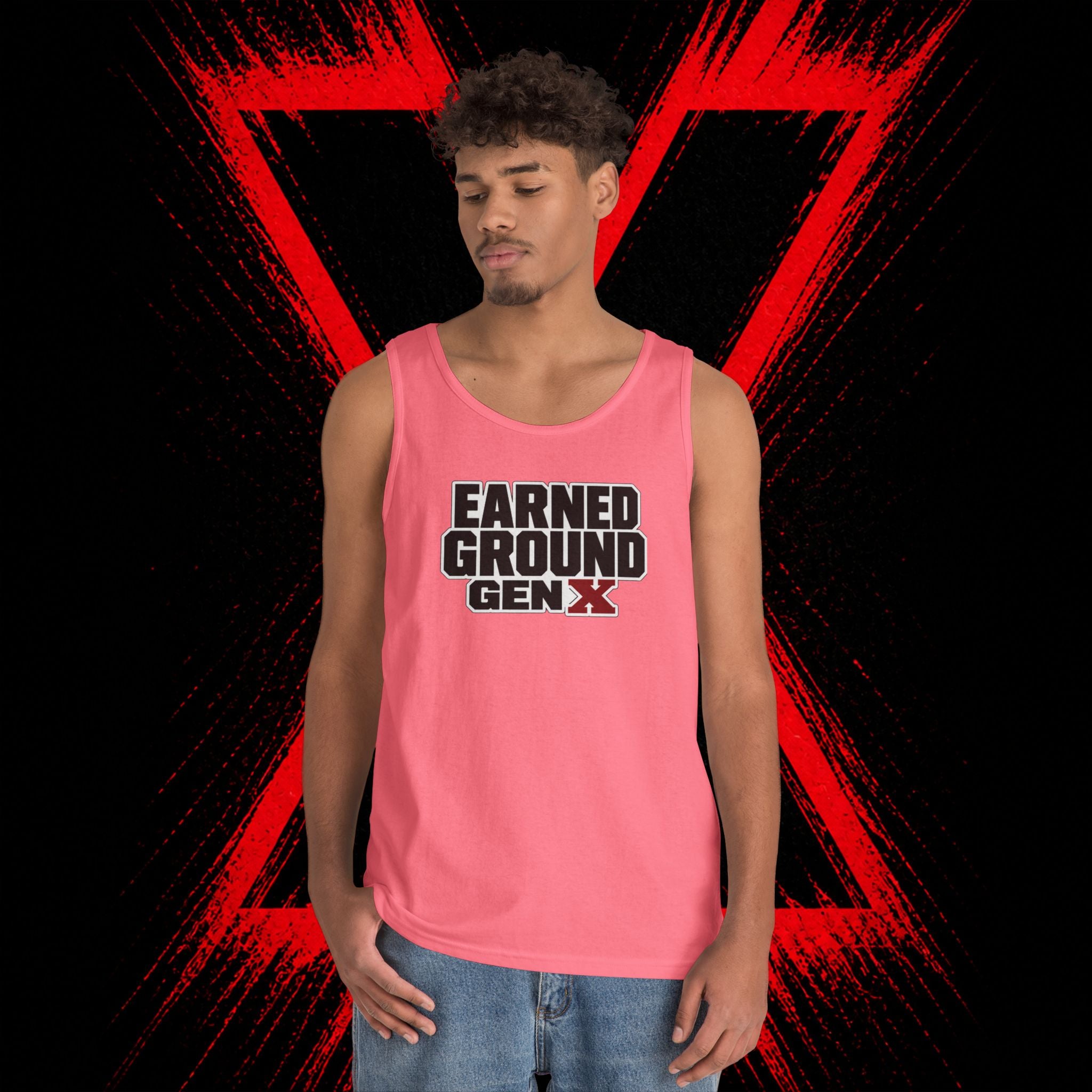 Earned Ground Gen X Tank Top - Vintage Retro Graphic